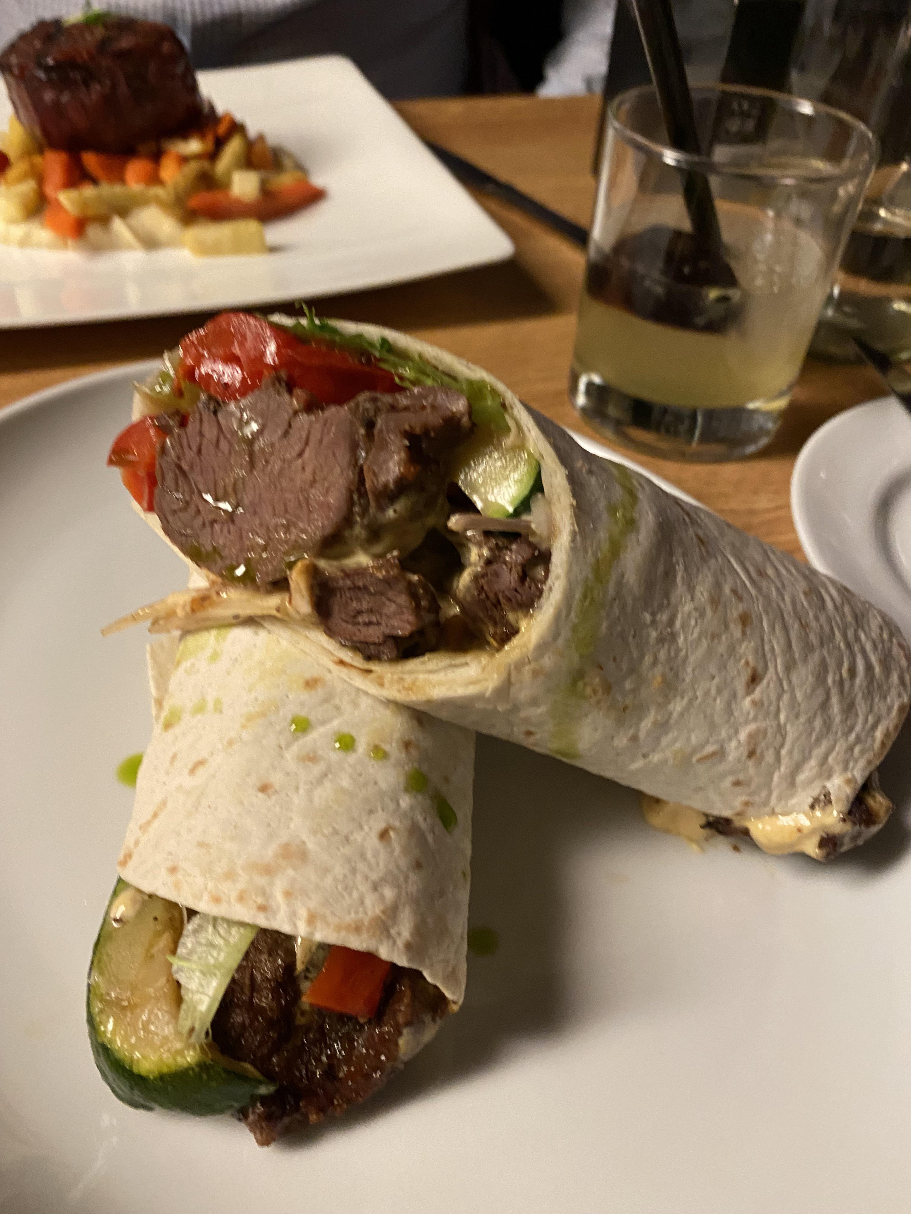 Döner kebab wrap [I Ate] r/food
