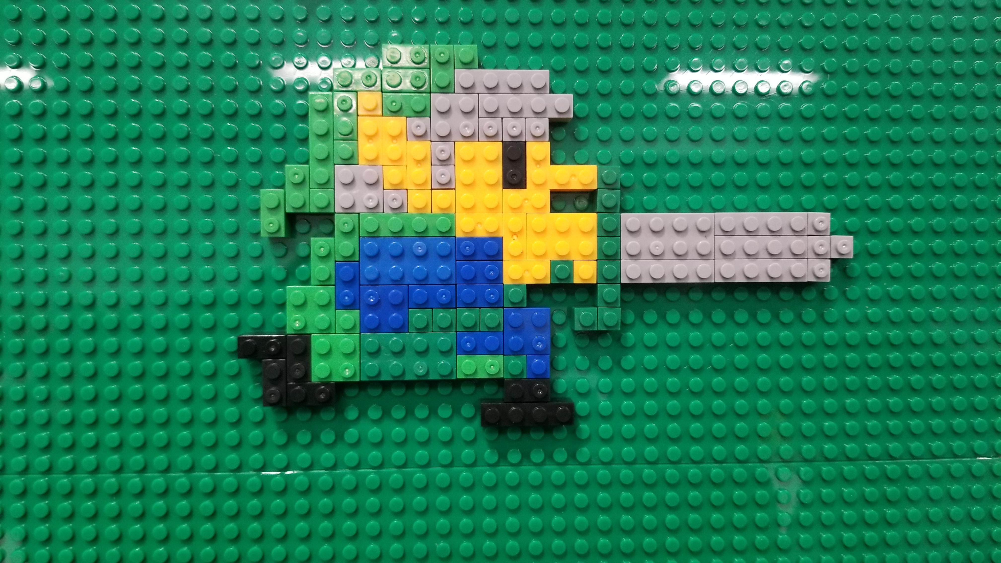 More 8bit Zelda Goodness from the Lego Board at Work zelda
