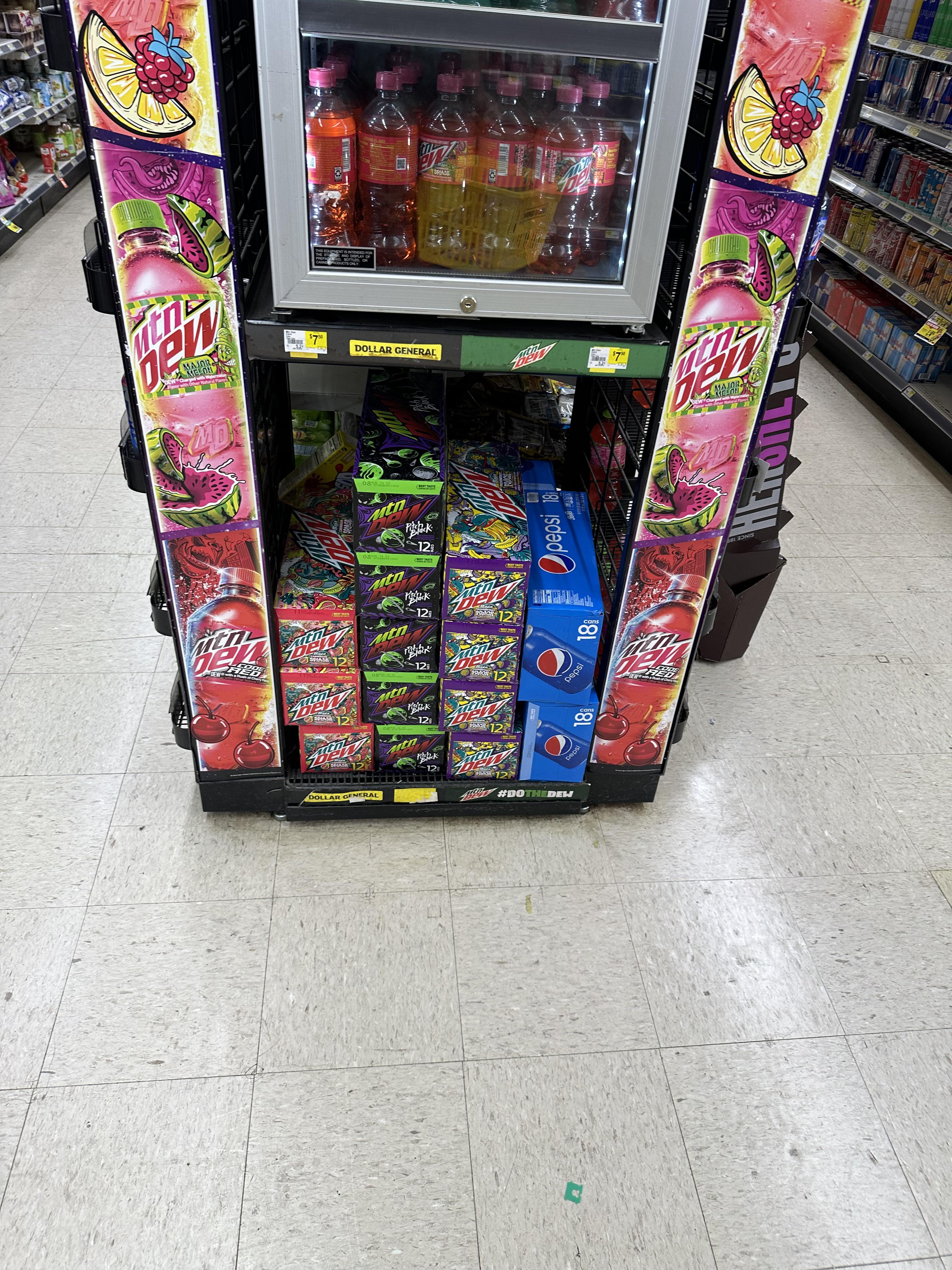 Carpentersville, IL Dollar General still has cases of Pitch Black! r