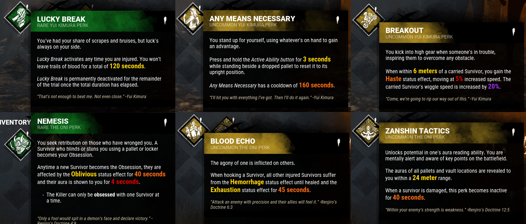 New perks Dead by Daylight General Discussions