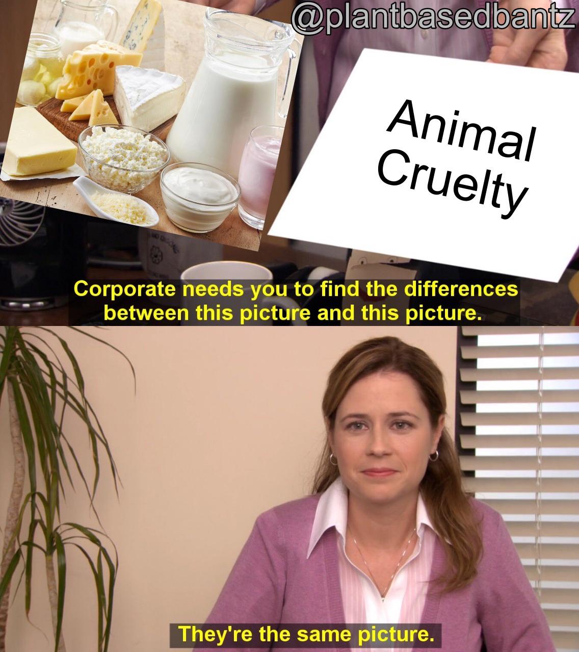 Dairy is scary r/vegan