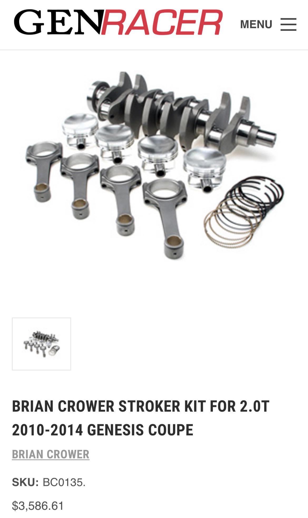 Anyone rocking this stroker kit? Is it even possible in the Bk2? : r