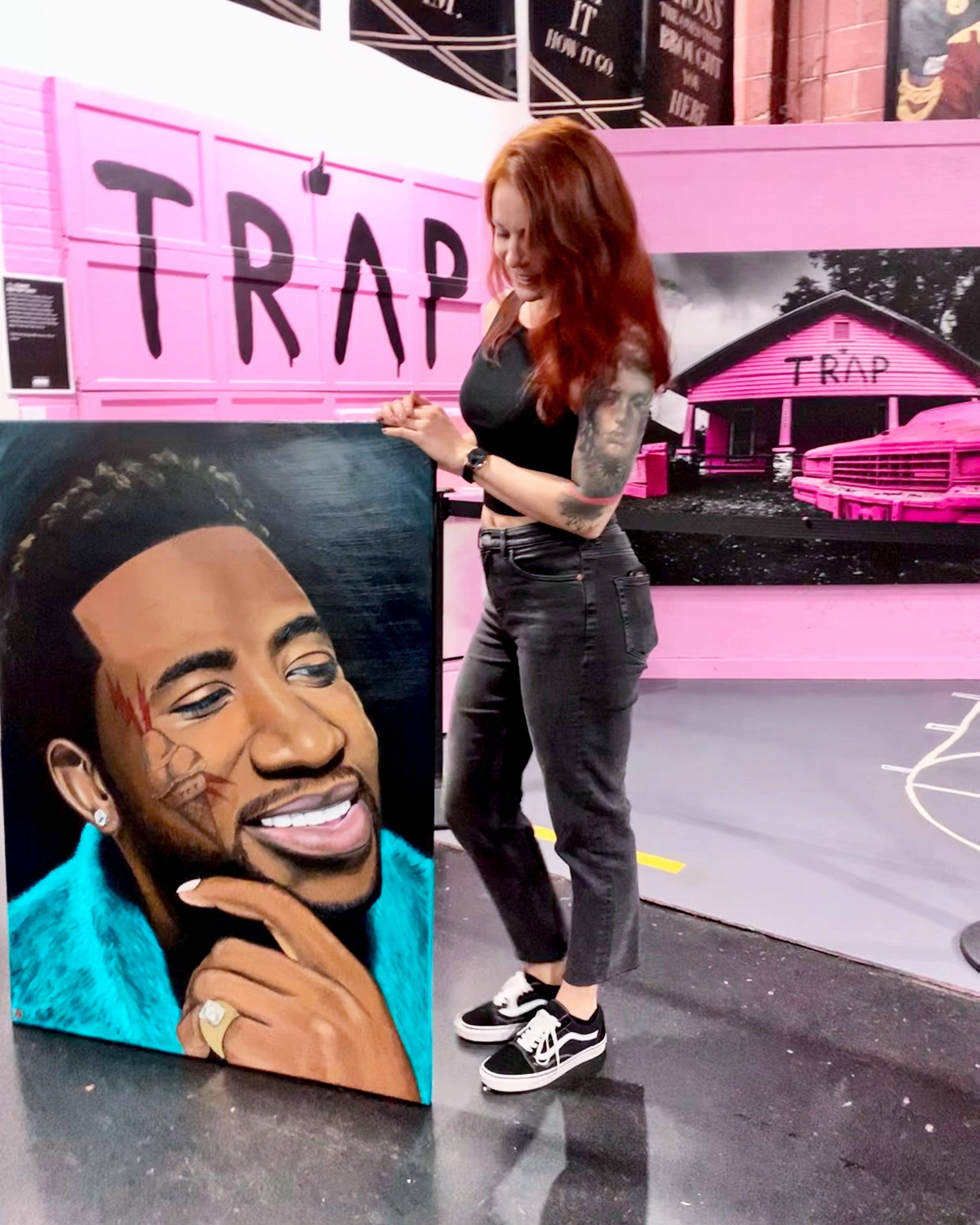 Now at the Trap Music Museum in Atlanta! Artist IG akgotart r/guccimane