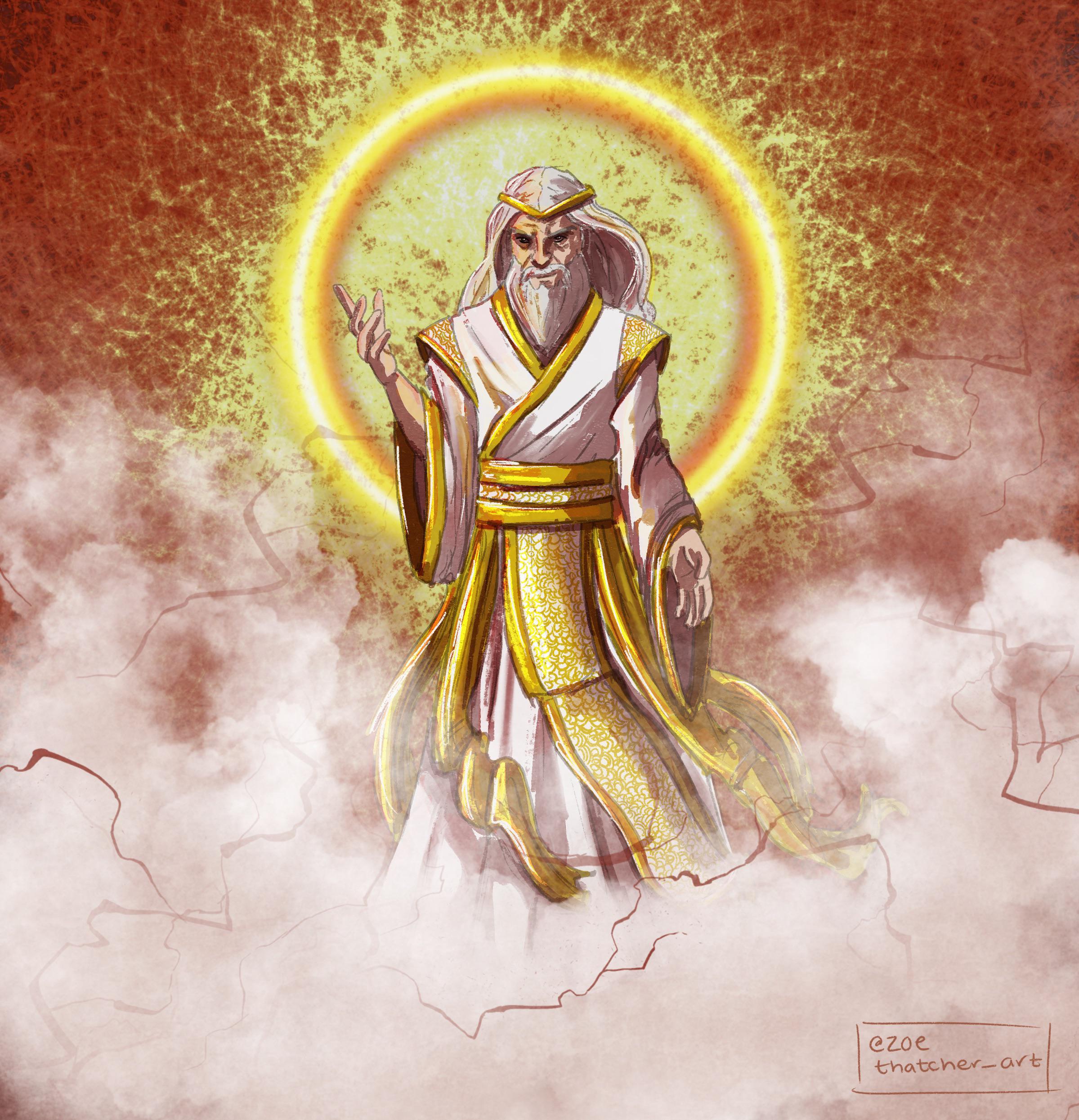 My drawing of Odium for cosmecember r/Cosmere