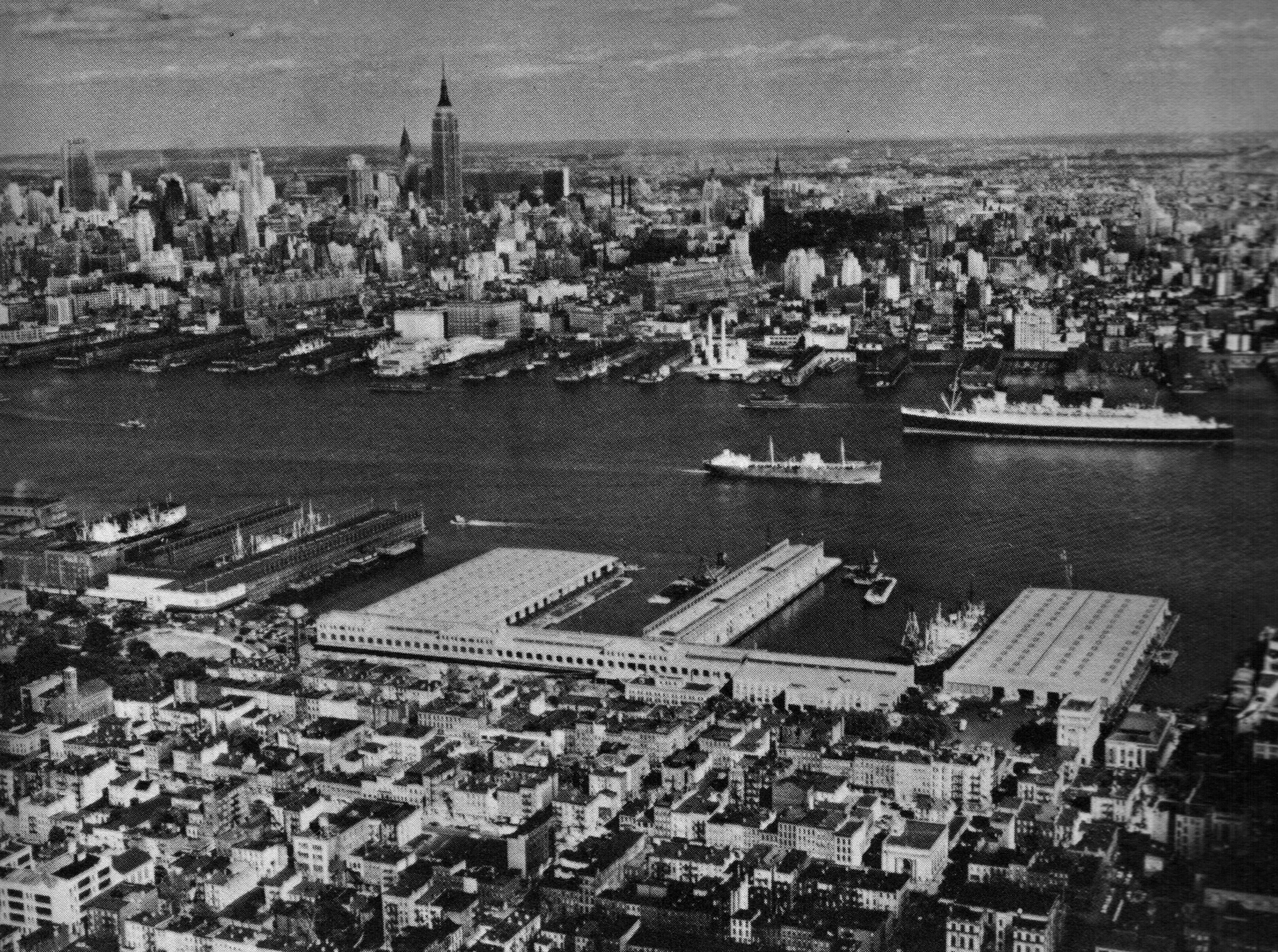 Hoboken, New Jersey looking East to New York City 1964 r/Hoboken