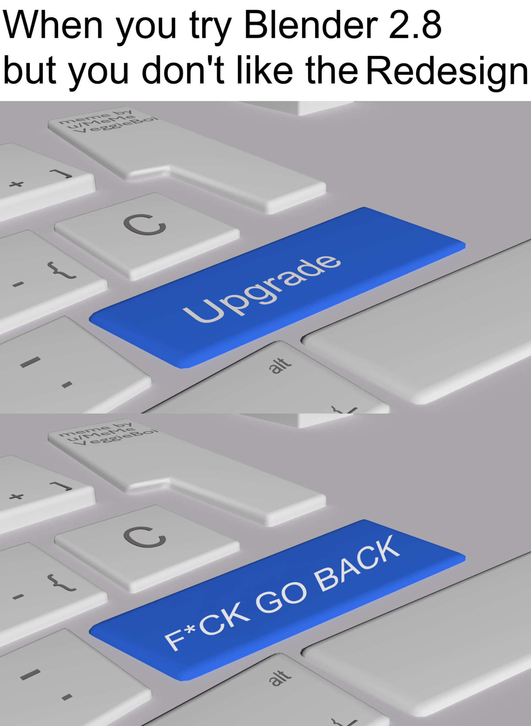 Yes i animated the entire meme in Blender... r/blendermemes