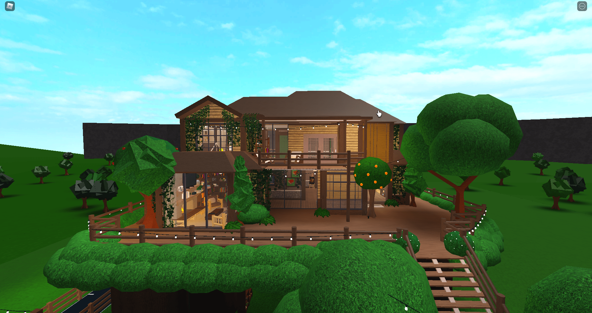 Updated build using the new vines! r/Bloxburg
