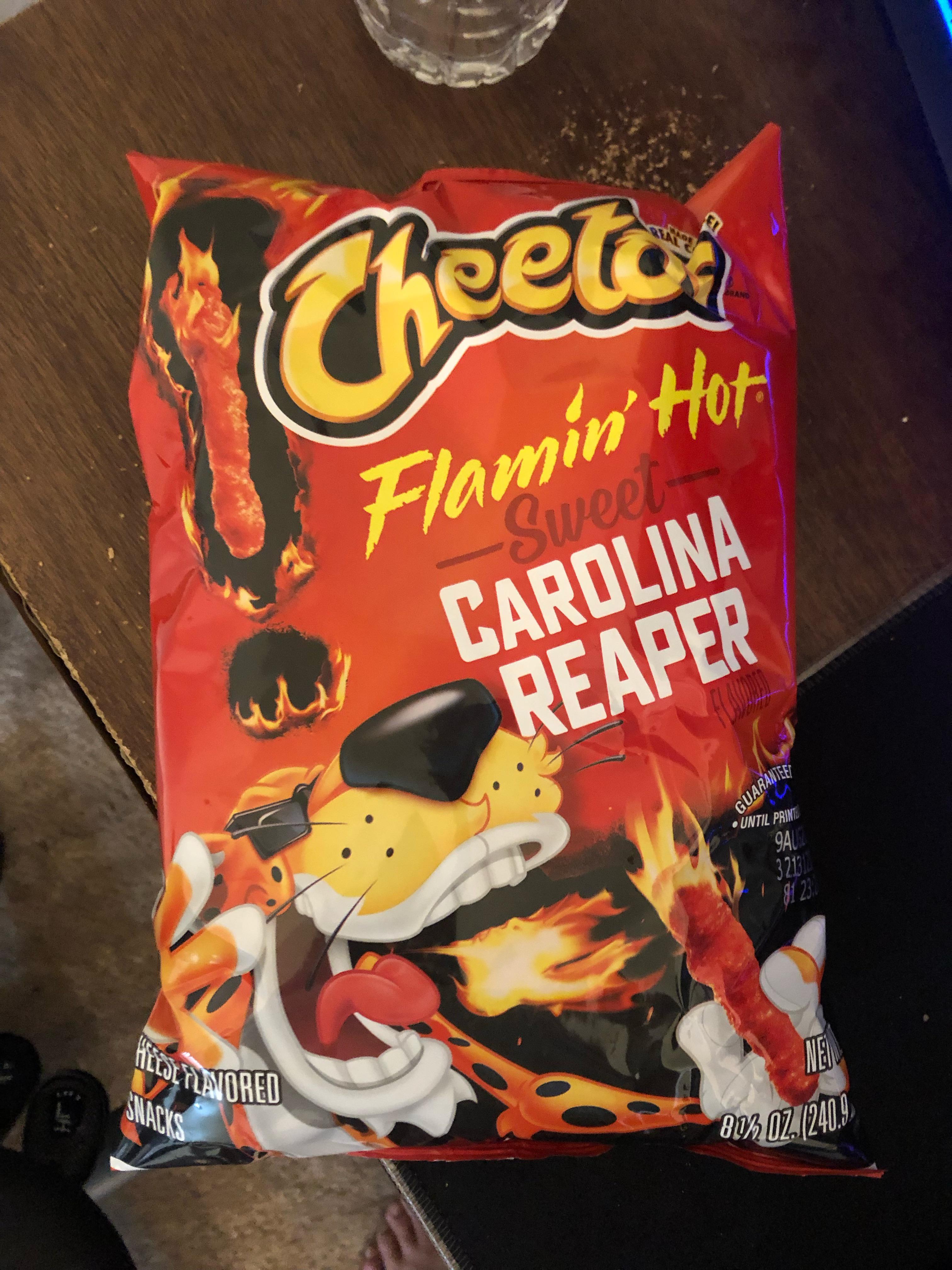 These look new, Cheetos Sweet Carolina Reaper r/chips