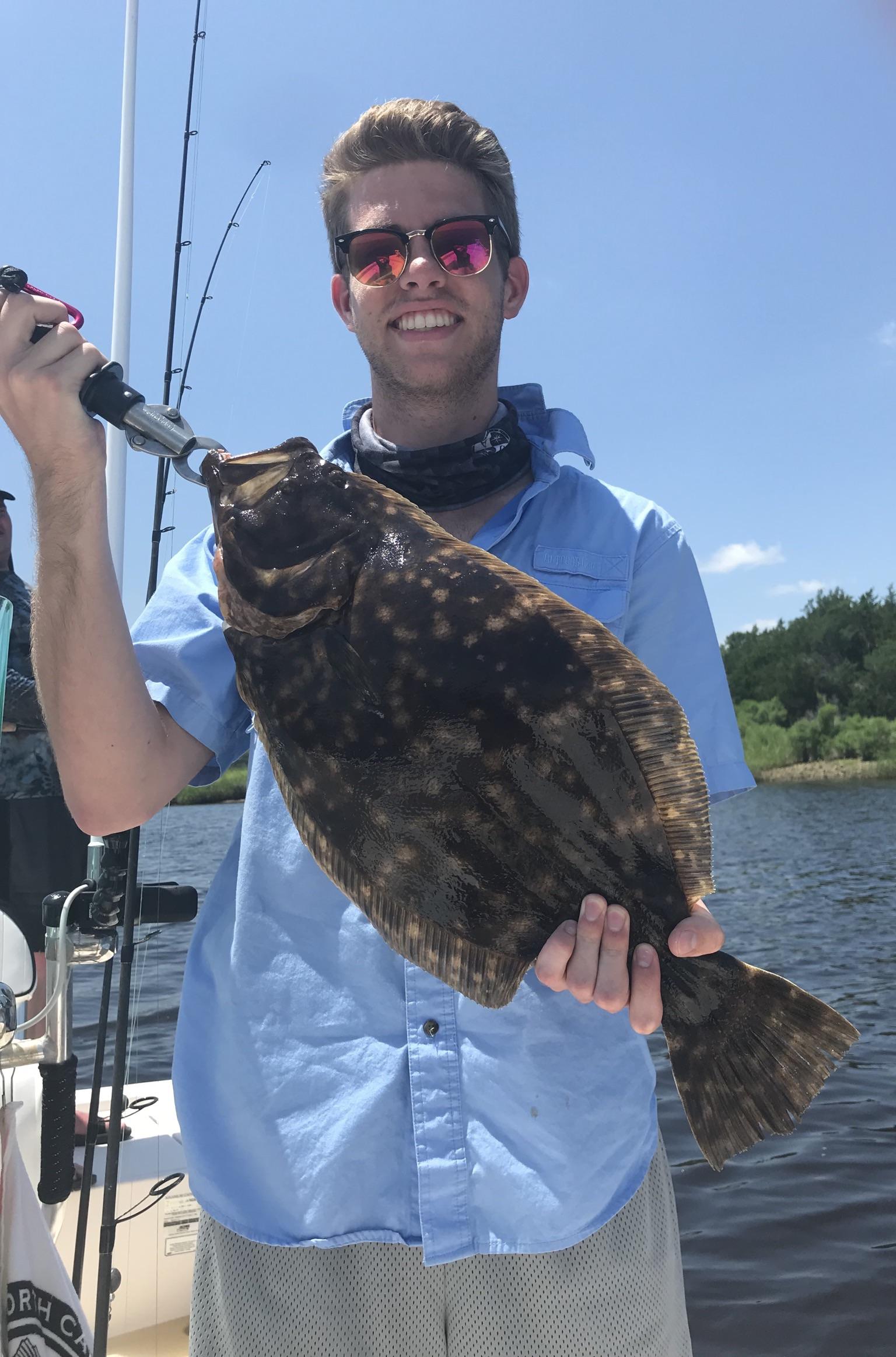 1 oz away from a Citation in NC... 4 lb 15 oz Flounder caught near