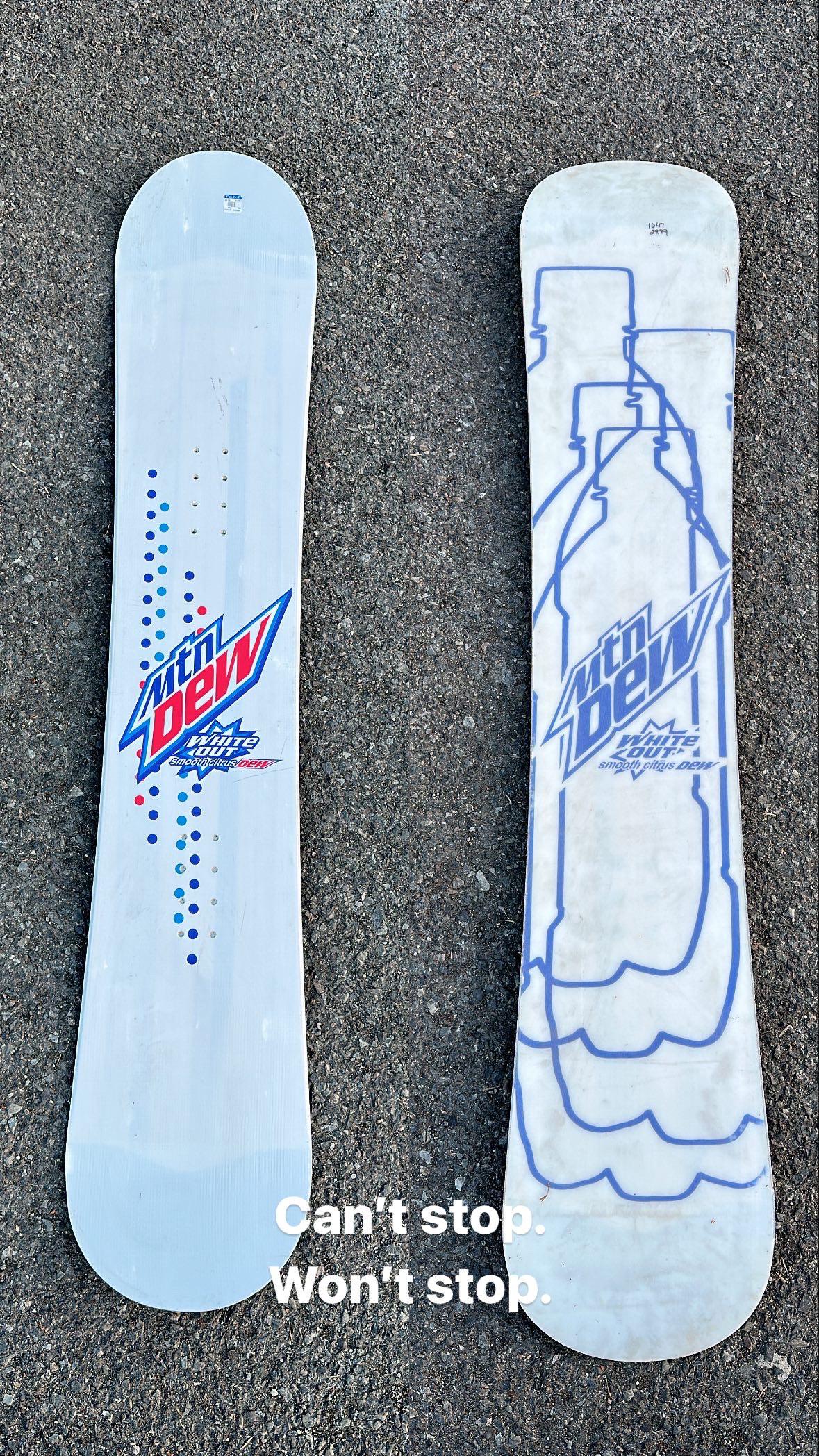 Mtn dew snowboard. Definitely a promo item, never been ridden r