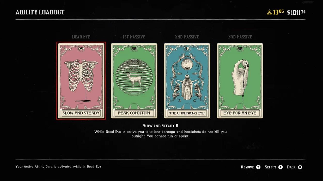 RDR2 Casual Gameplay Ability Cards r/reddeadredemption2