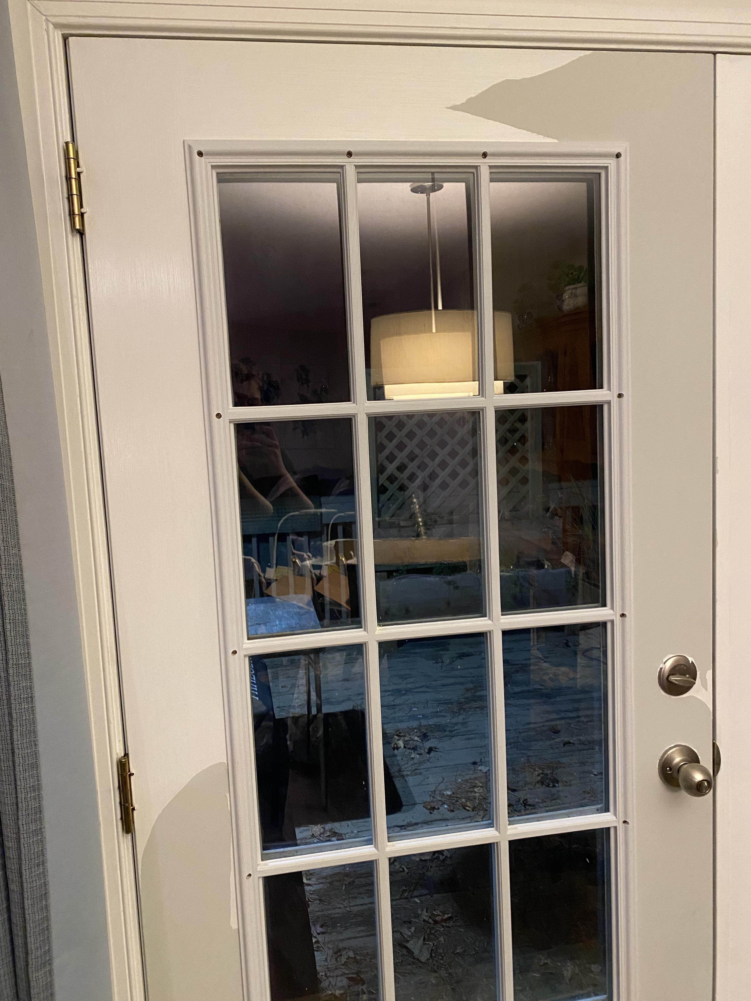 How to paint steel French doors? We had them professionally painted 2