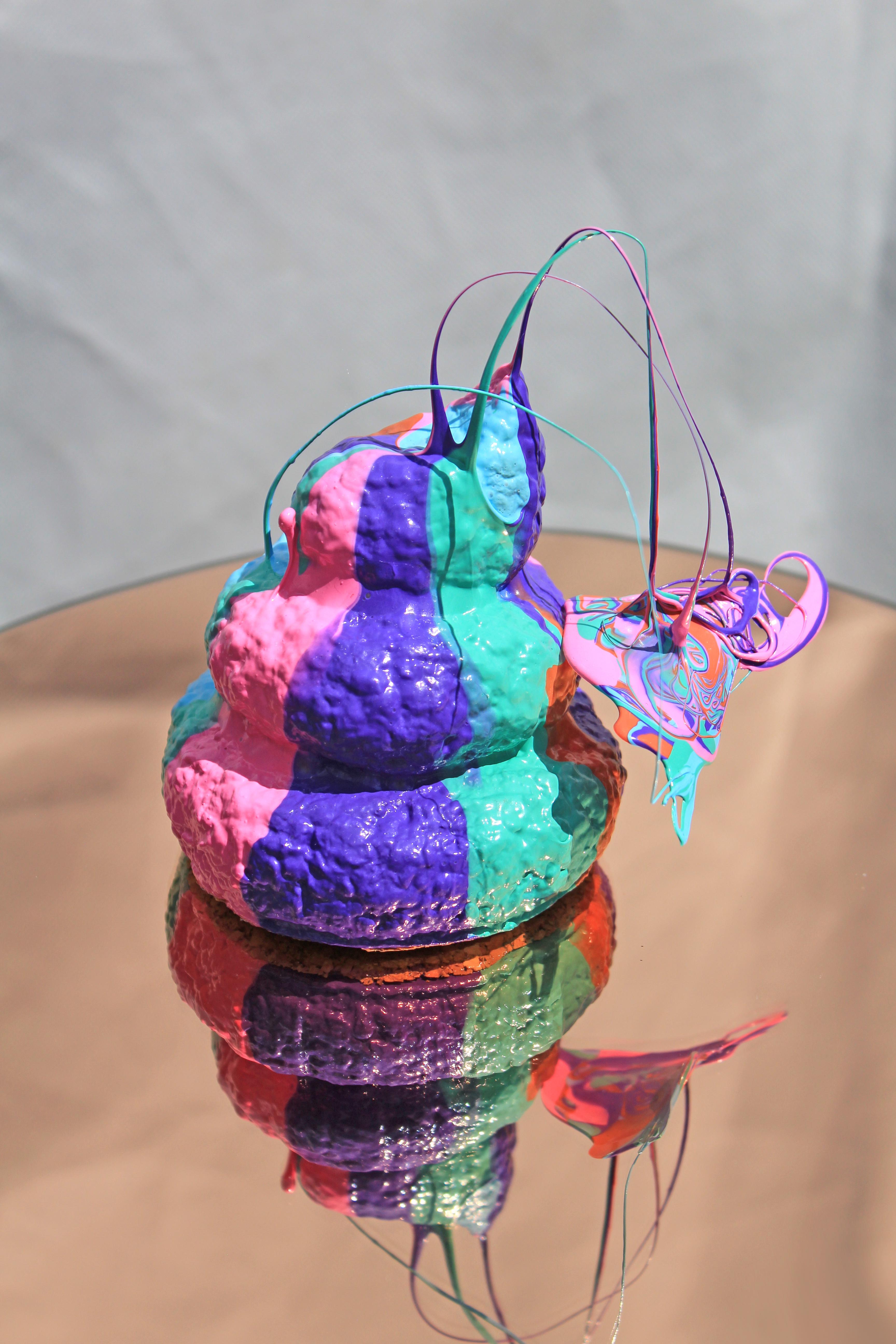 Colorful Poop Sculpture, slime sculptures in my Etsy shop r