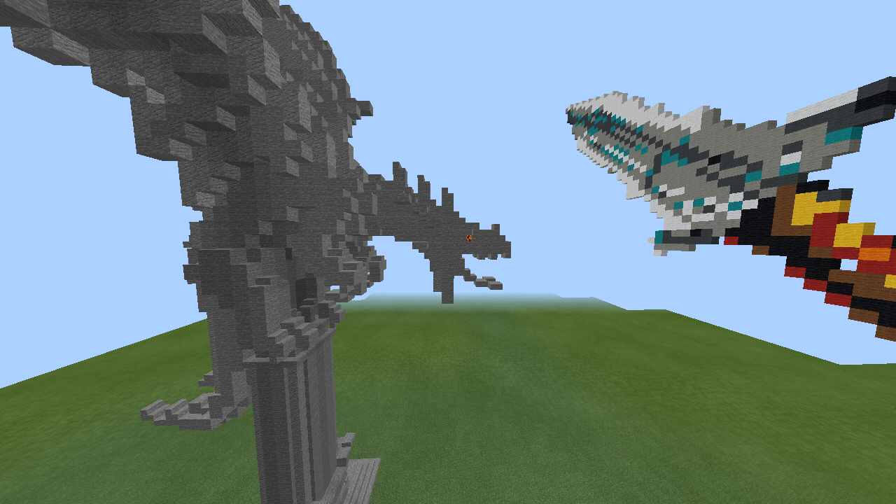 Dragon statue r/Minecraft