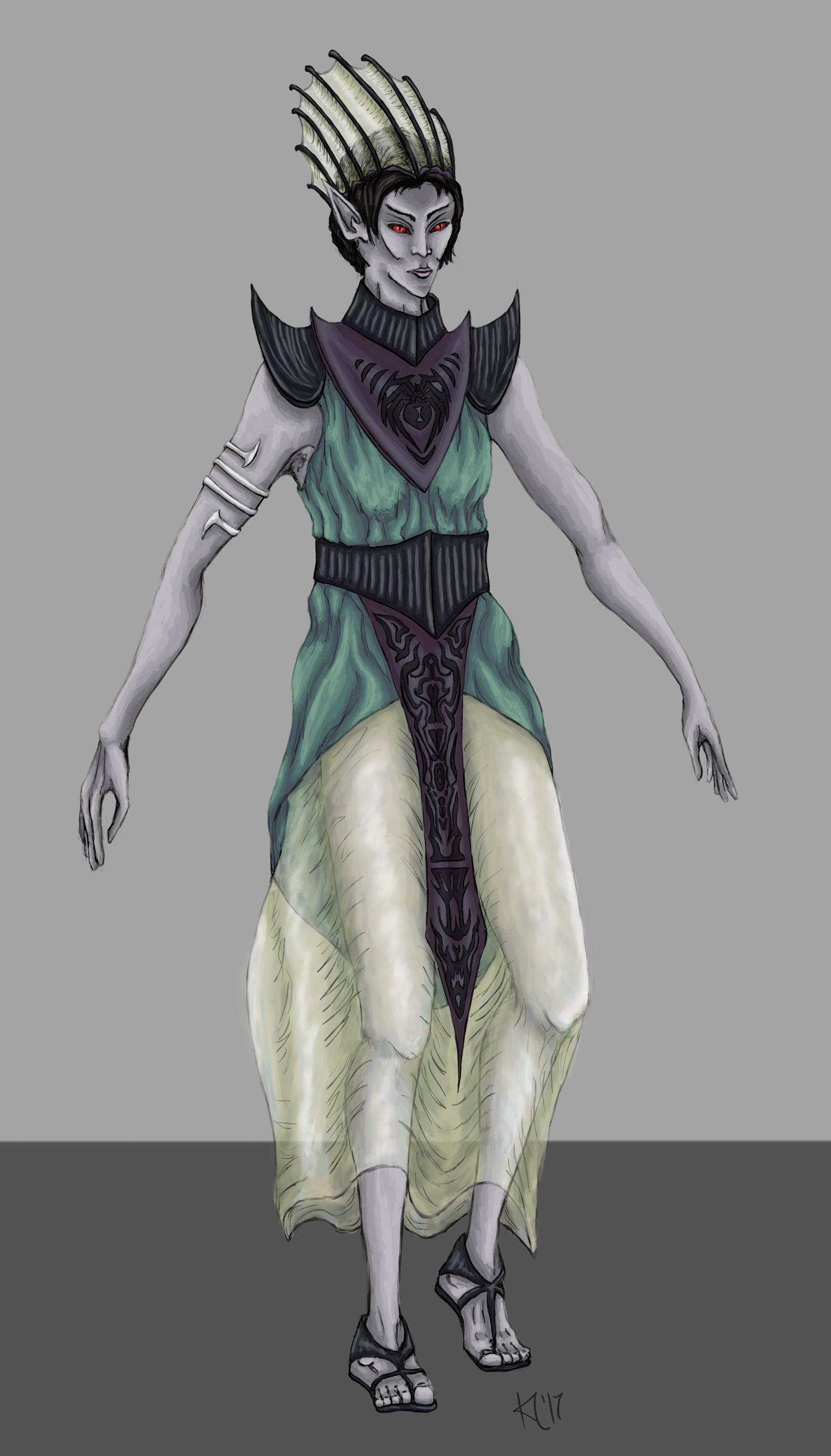 Morrowind Mephala Priest Robes r/beyondskyrim