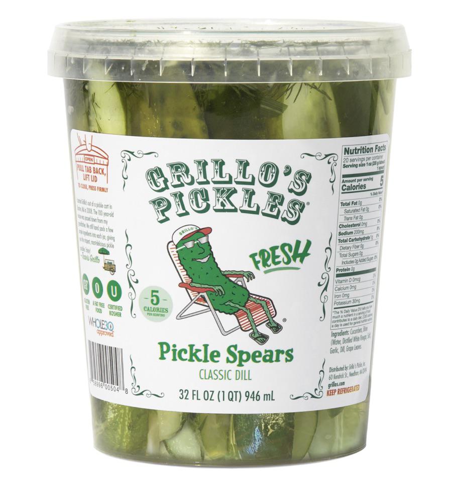 Grillo’s pickles. Great pickles. Garbage packaging never reseals