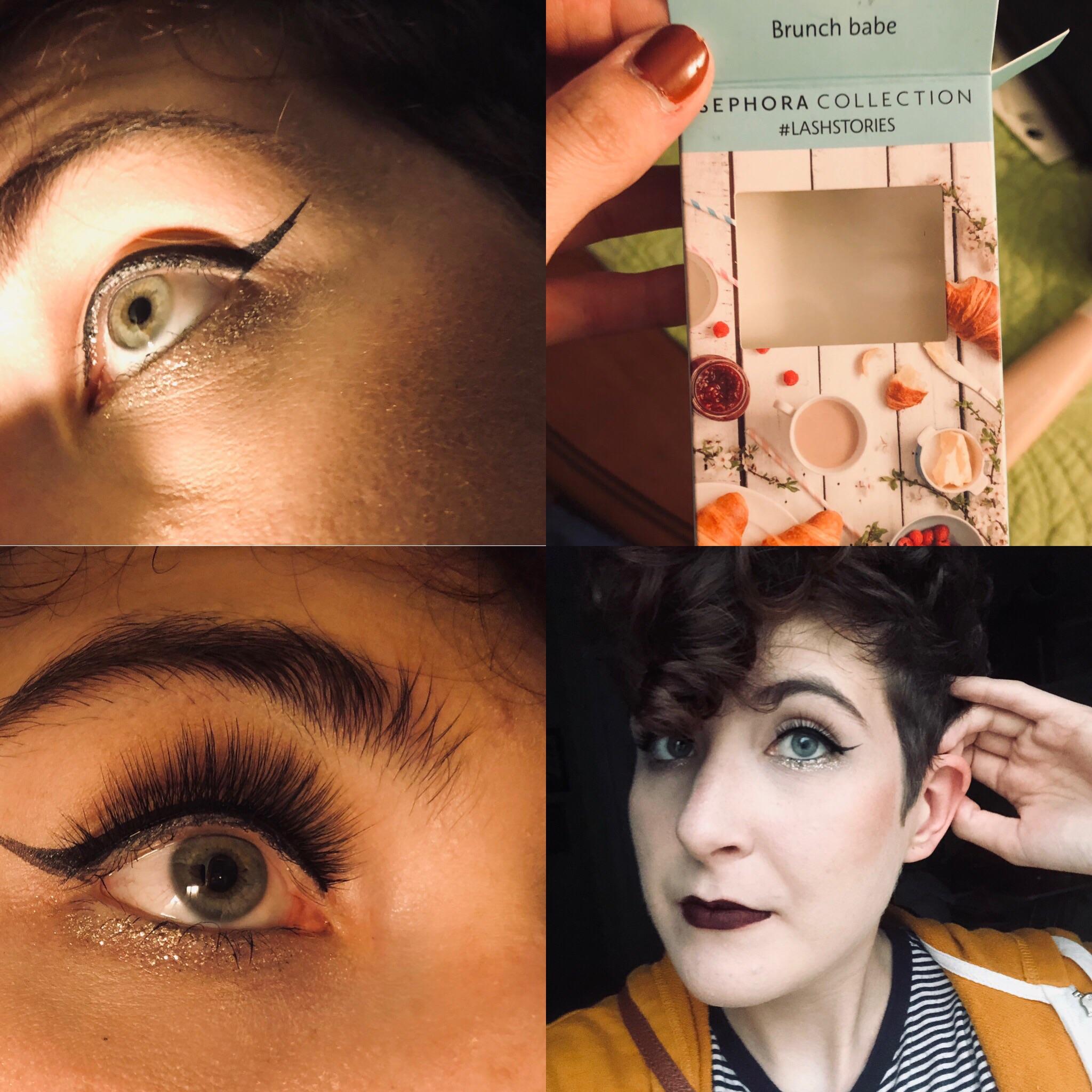 Someone asked about wearing fake eyelashes if you pull exclusively at