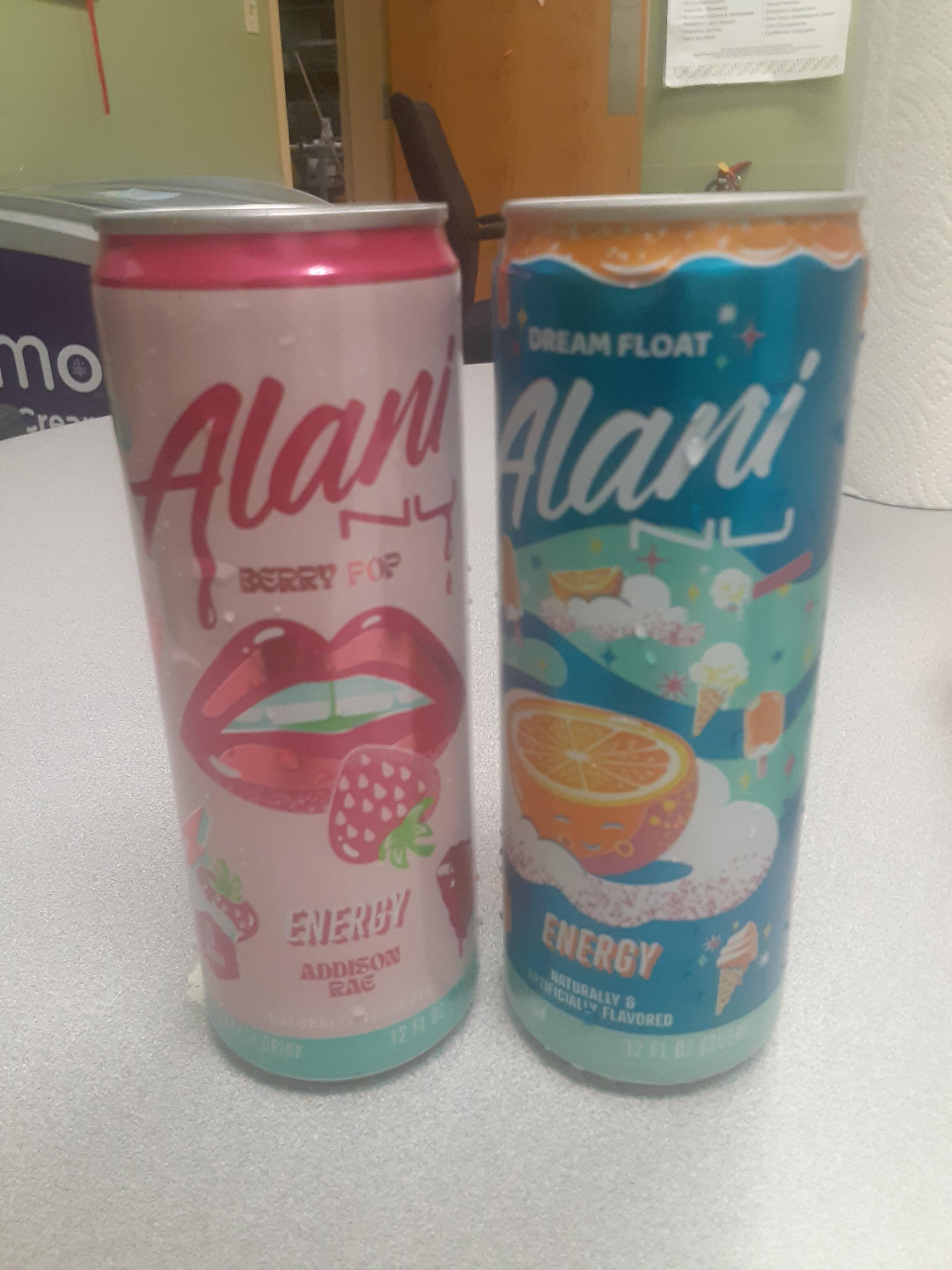 Alani NU Berry Pop and Dream Float. The Dream Float is good will try