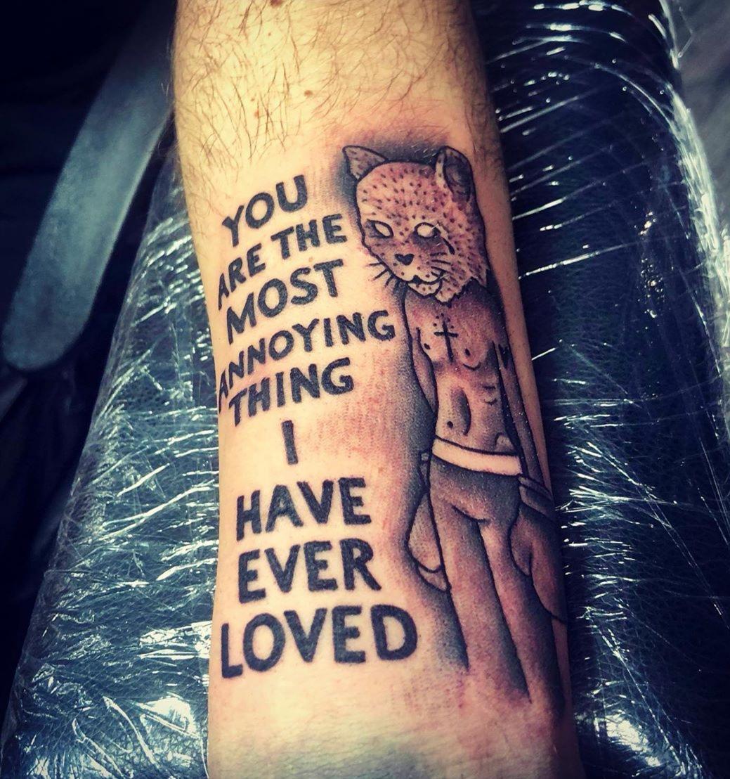 Found on local tattoo artists website. Cringetopia