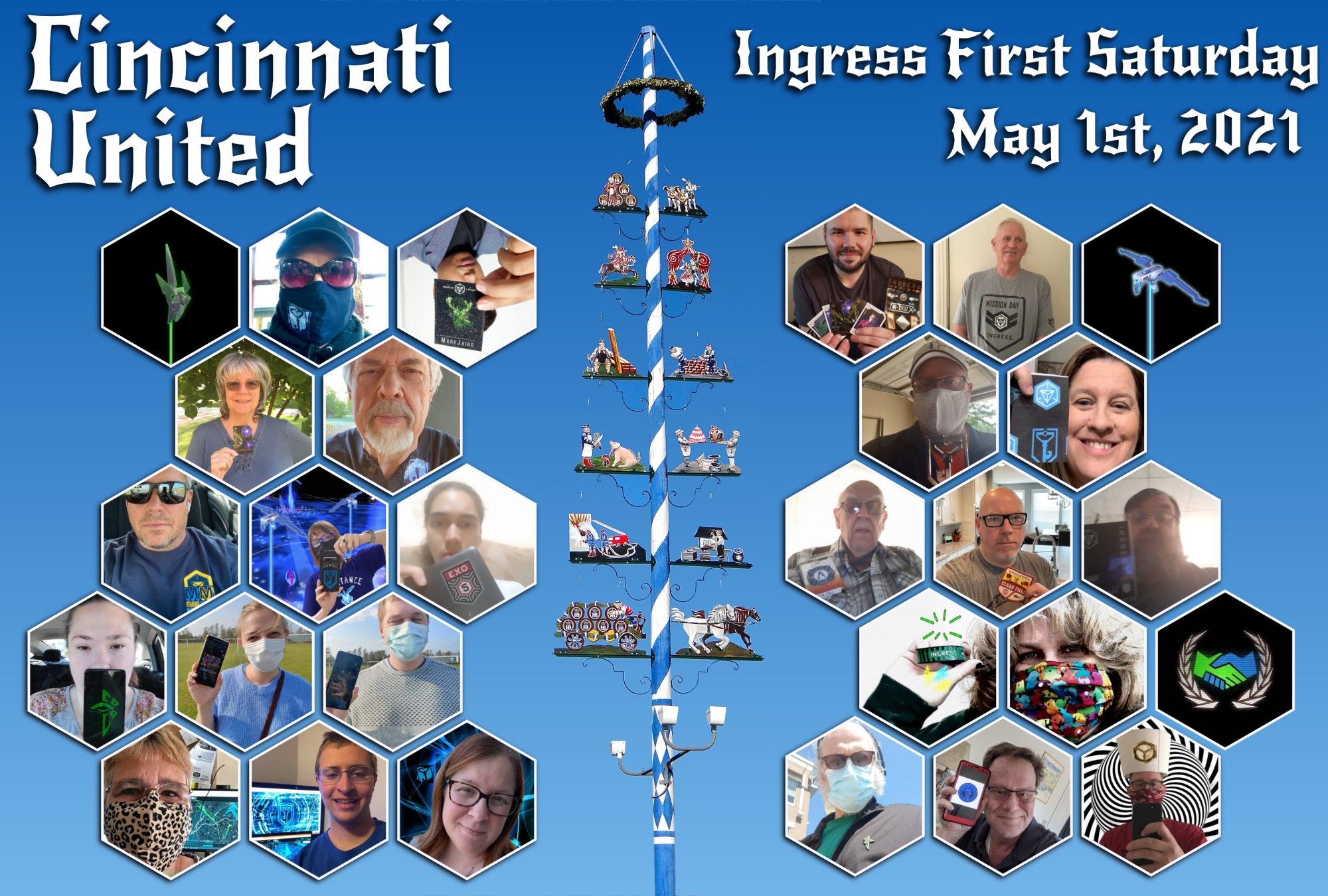 Cincinnati United Ingress First Saturday, May 1, 2021 r/Ingress