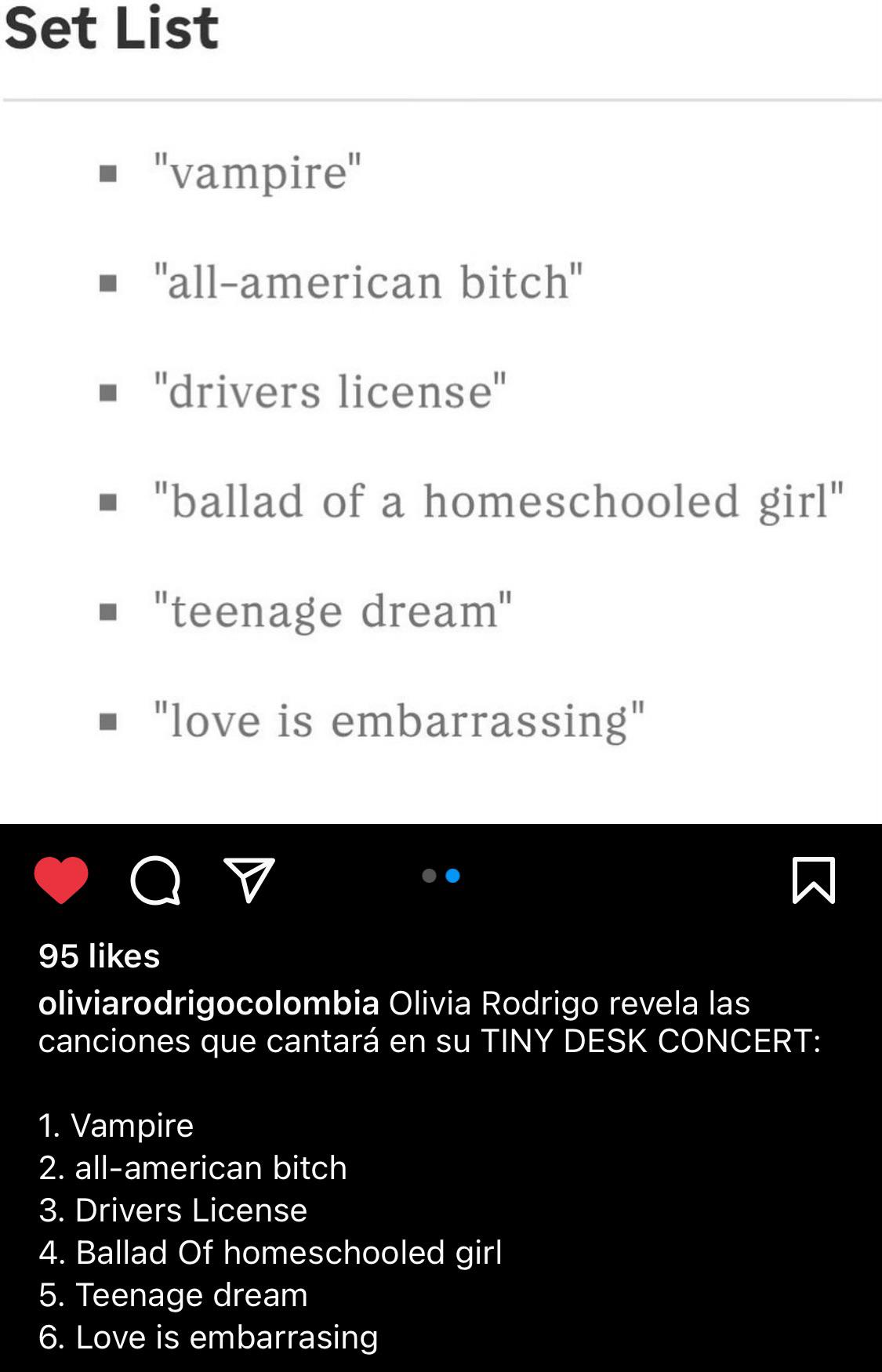 Tiny desk’s performance? r/OliviaRodrigo