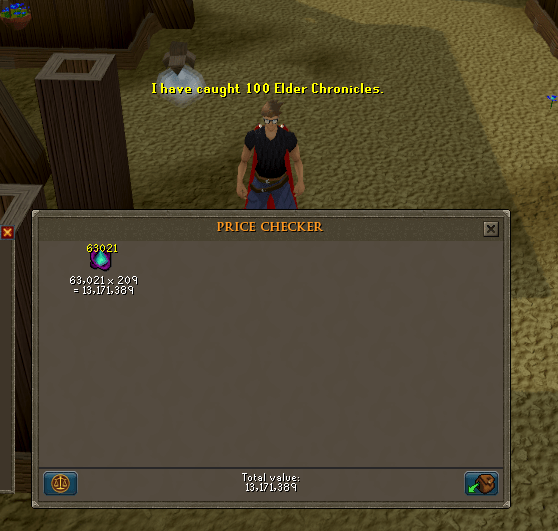 Profit from 100 Elder Chronicles runescape