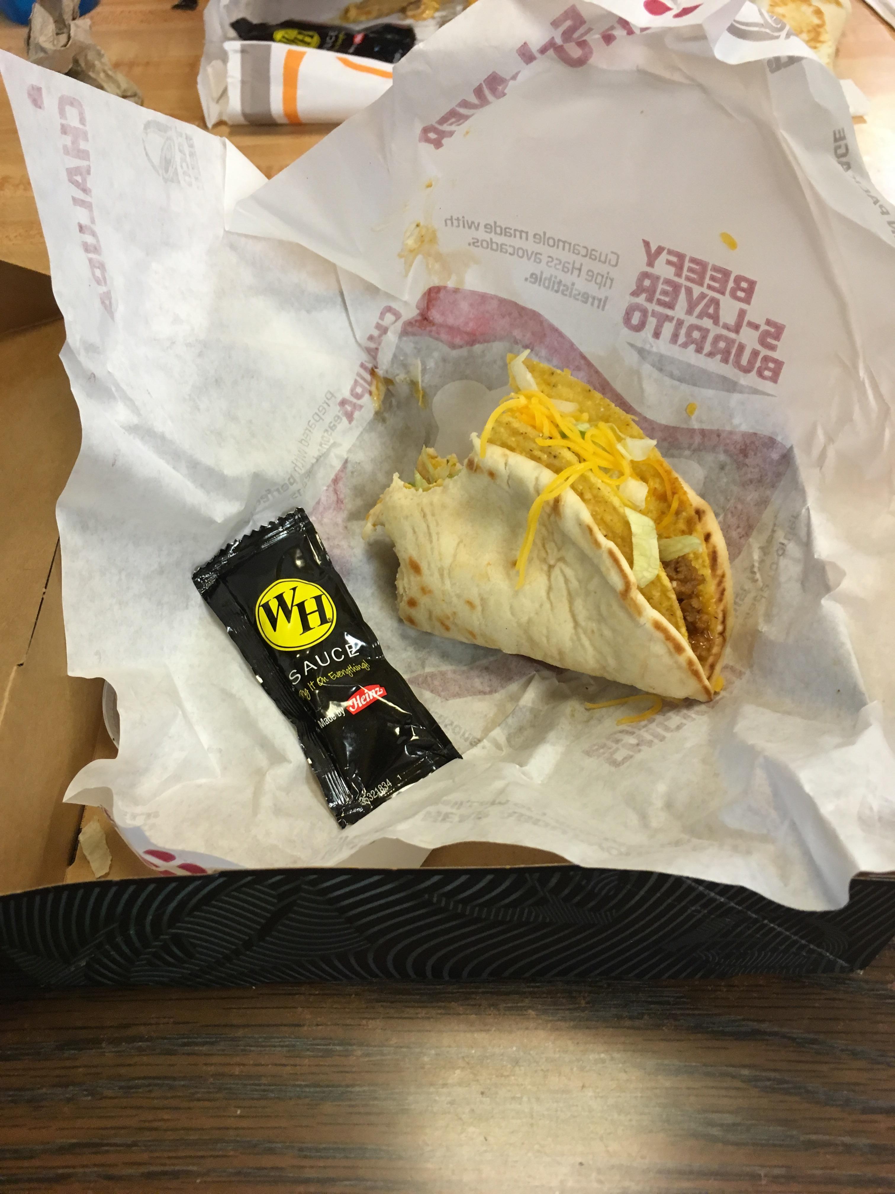 Kinda random, but Waffle House sauce on a CGC is delicious r/tacobell