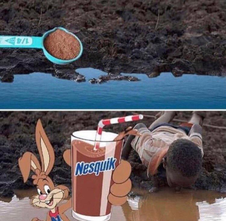 Africa’s lucky they have chocolate milk rivers r/meme