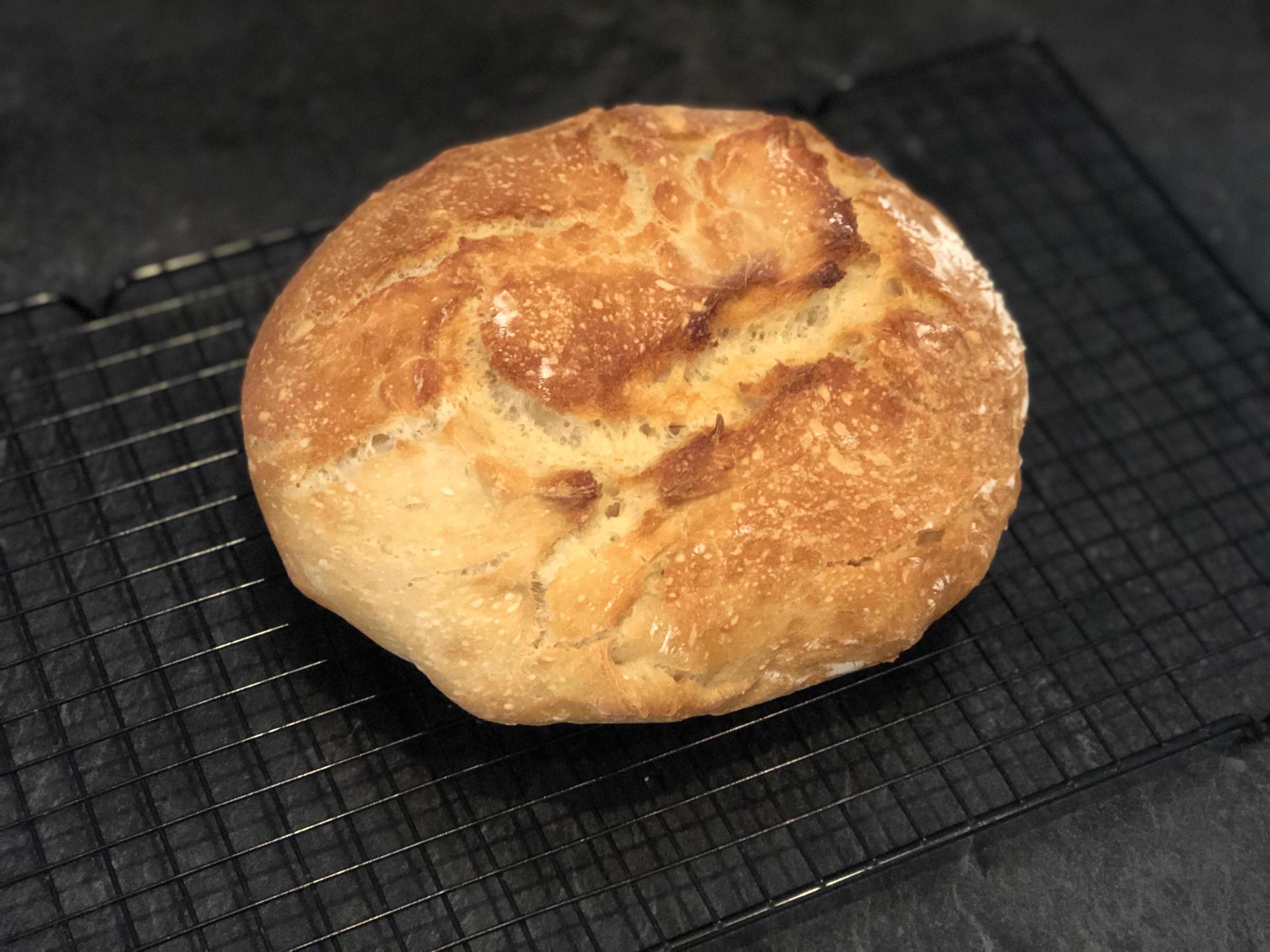 Made bread for my first time using my new Dutch Oven I got for