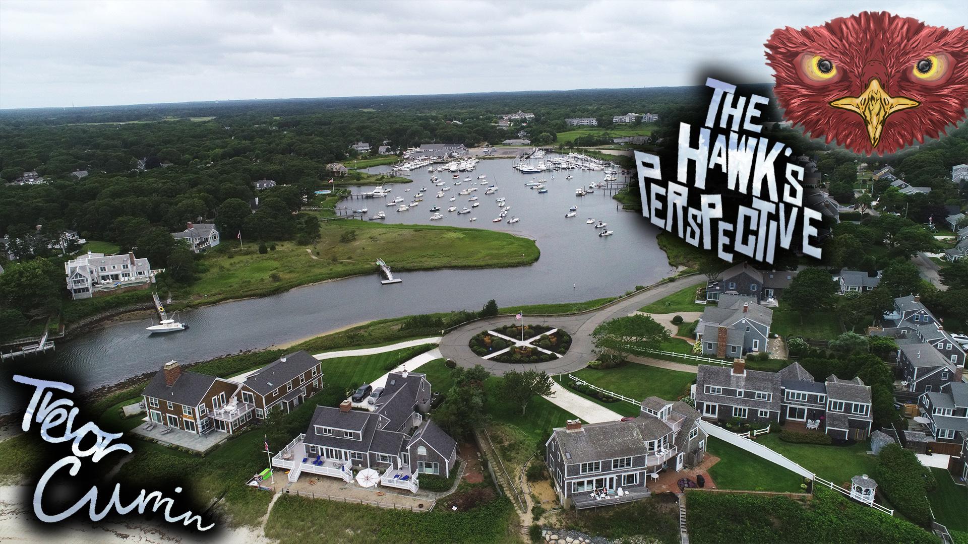Hawks Perspective over Cape Cod's Allen Harbor r/pics