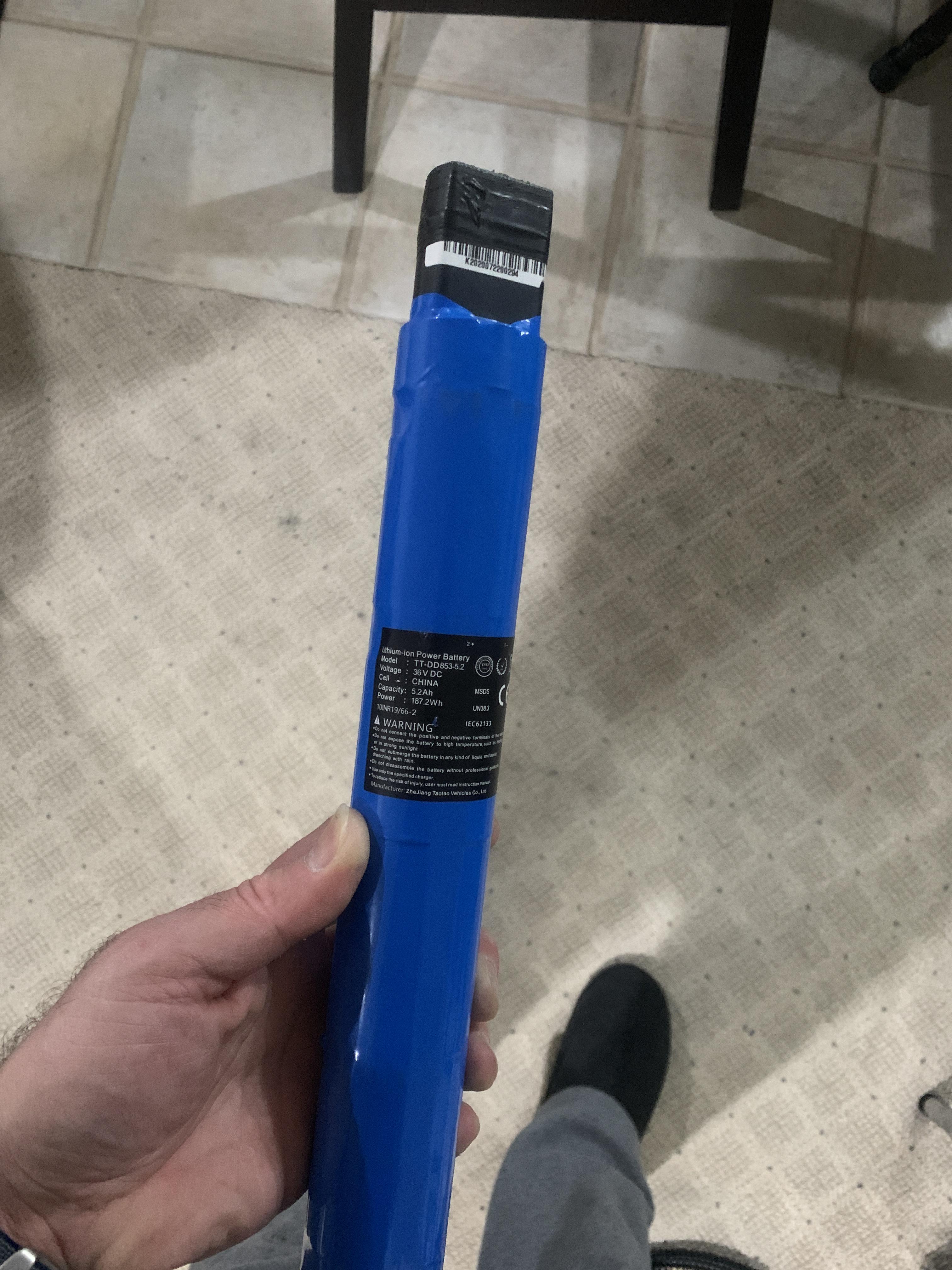 I have two of these Gotrax batteries & was wondering if I could wire them in parallel together