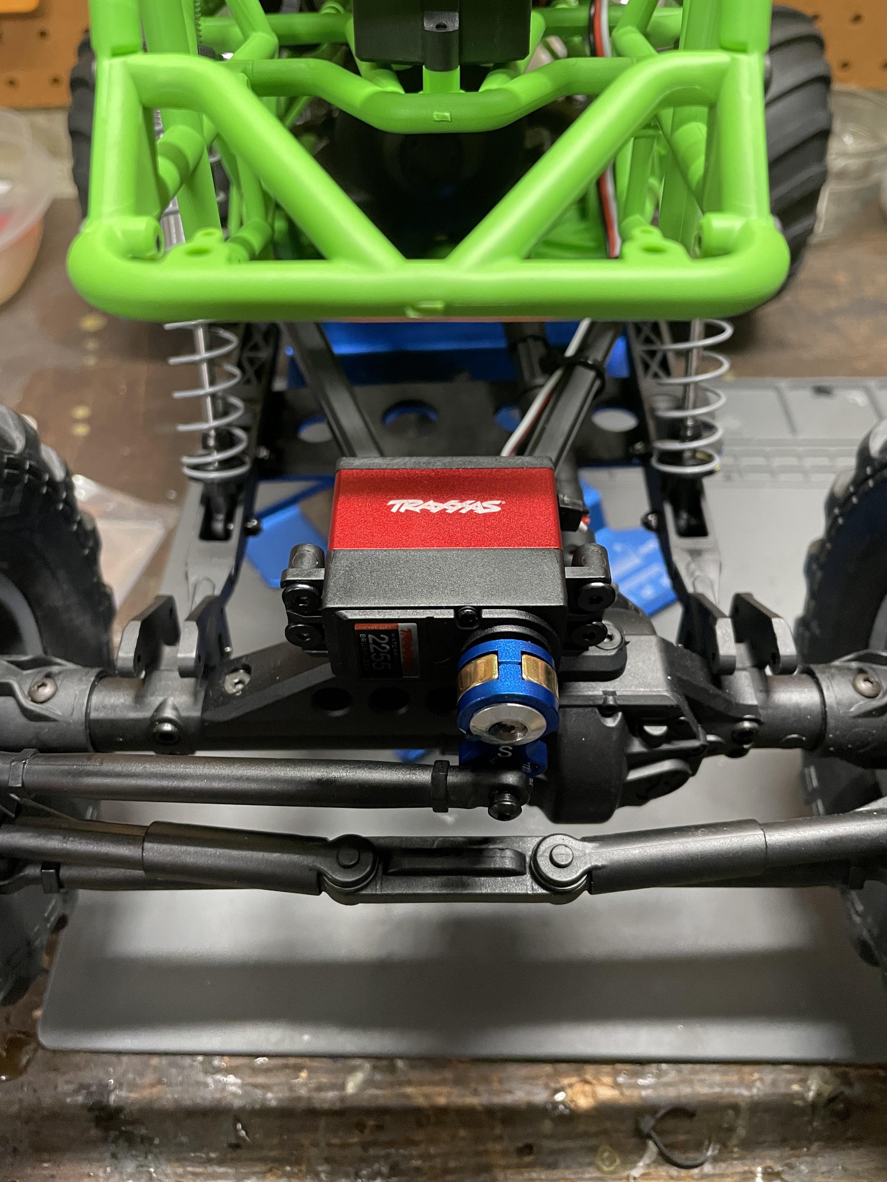 Kid got a SMT10 from Santa. 5 minutes in and the servo saver is no more. Didn’t have anything