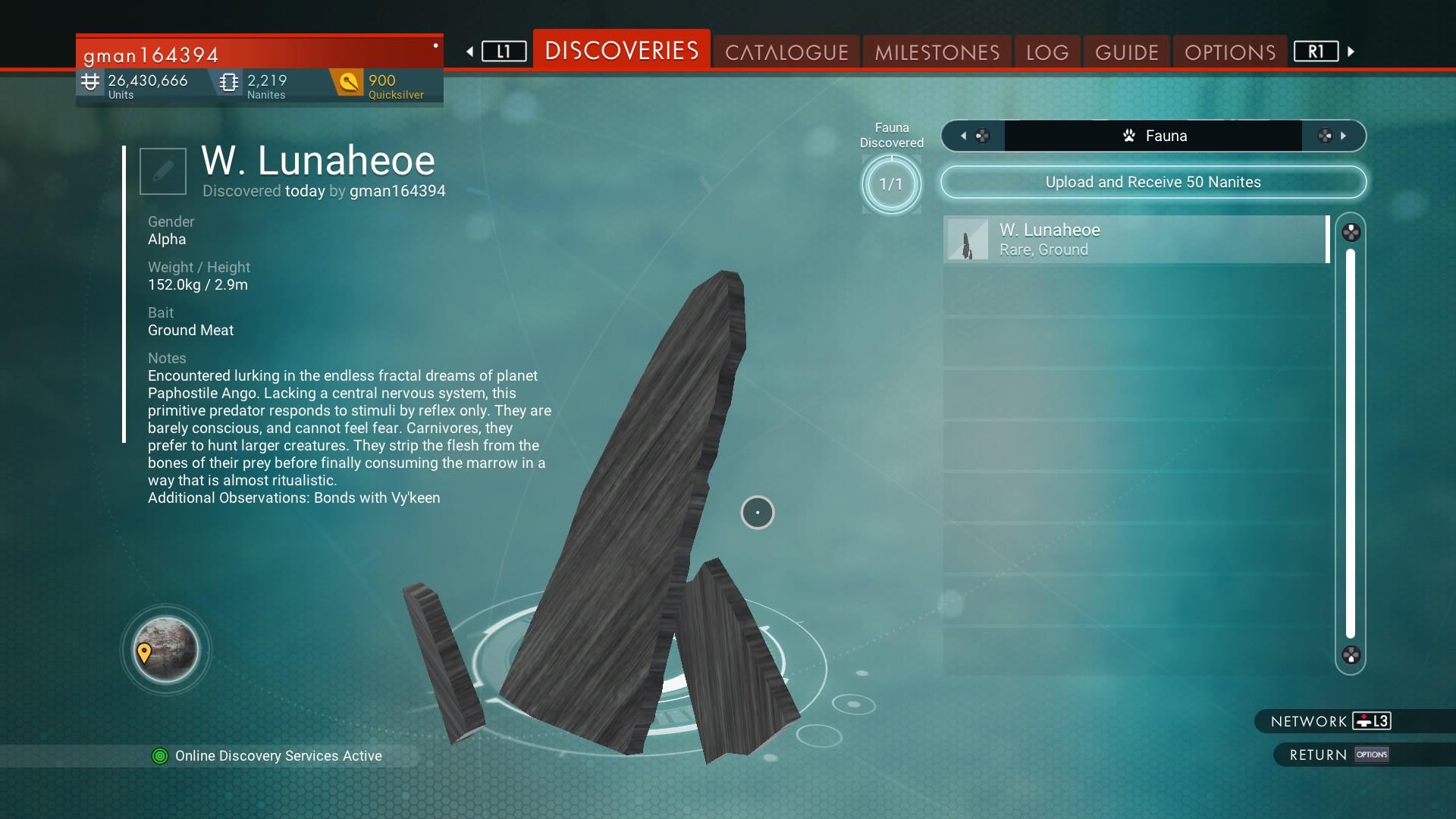 PET ROCK! r/NoMansSkyTheGame