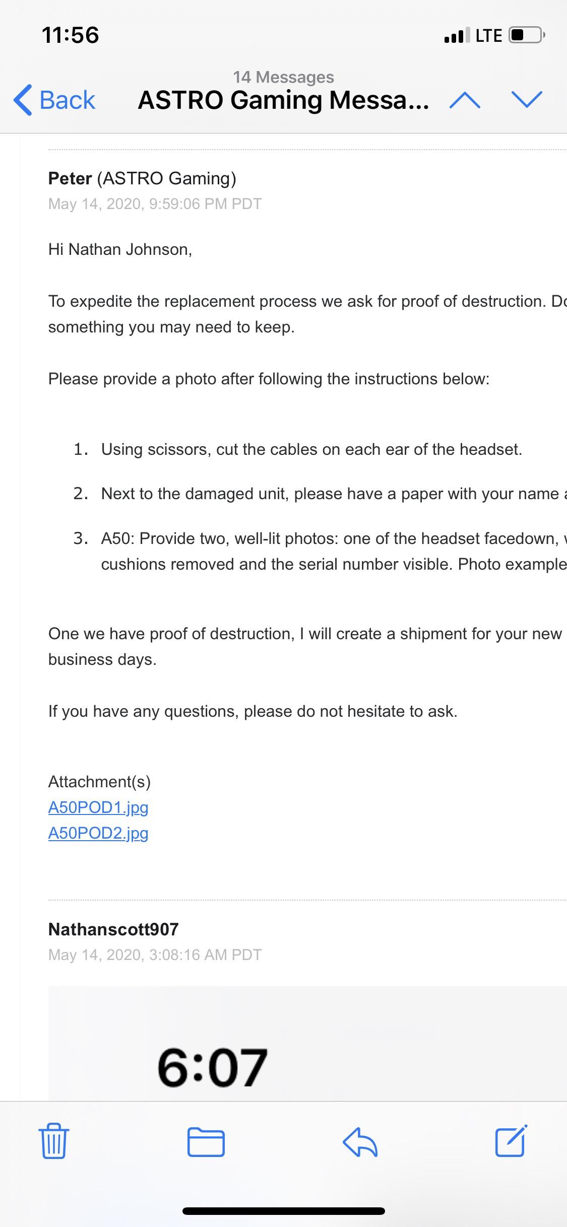 Haven’t received a reply since Saturday AstroGaming