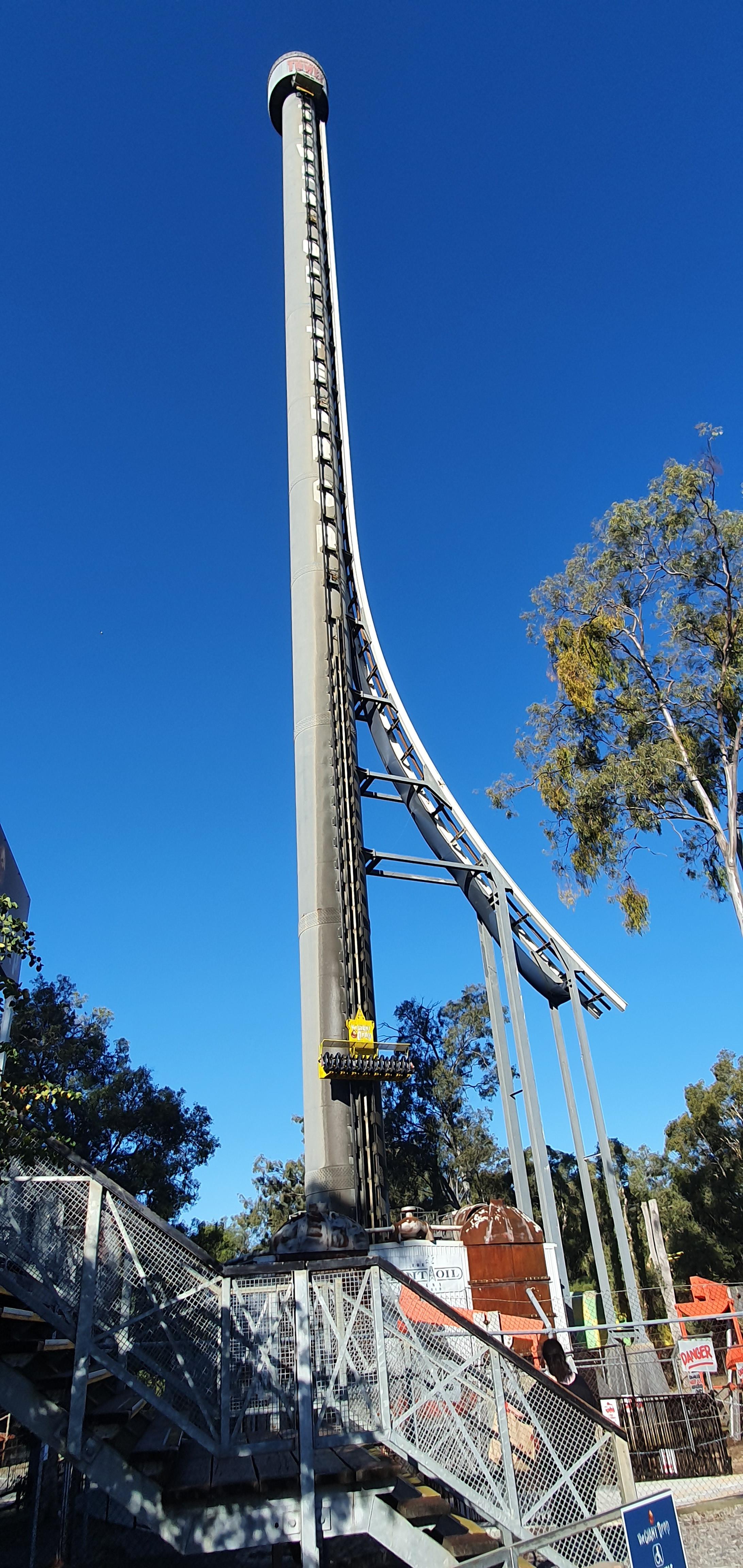 [Tower of Terror 2 at Dreamworld, Australia] The park reopened today