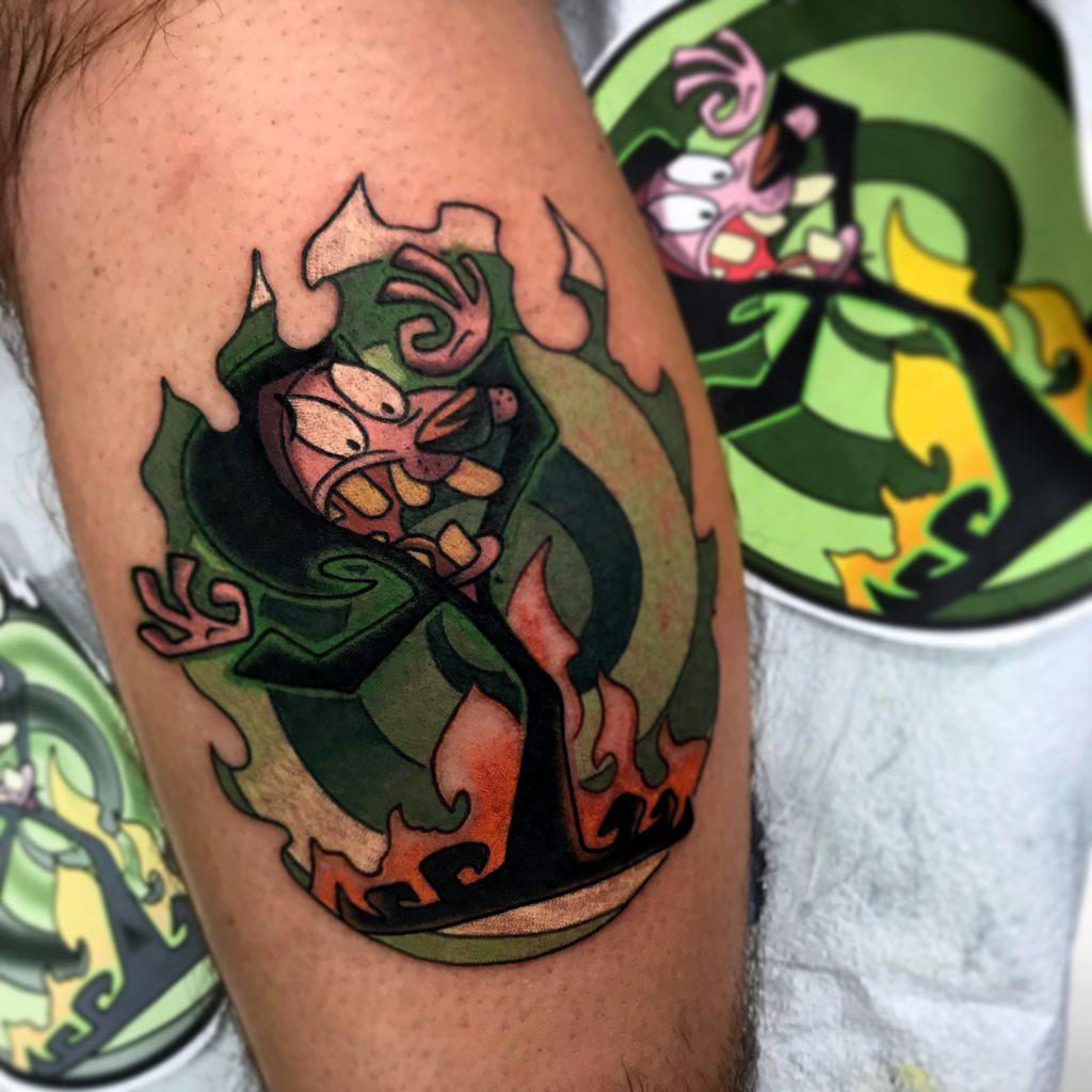 Cartoon Network’s finest tattoo mash up by Jake Steele