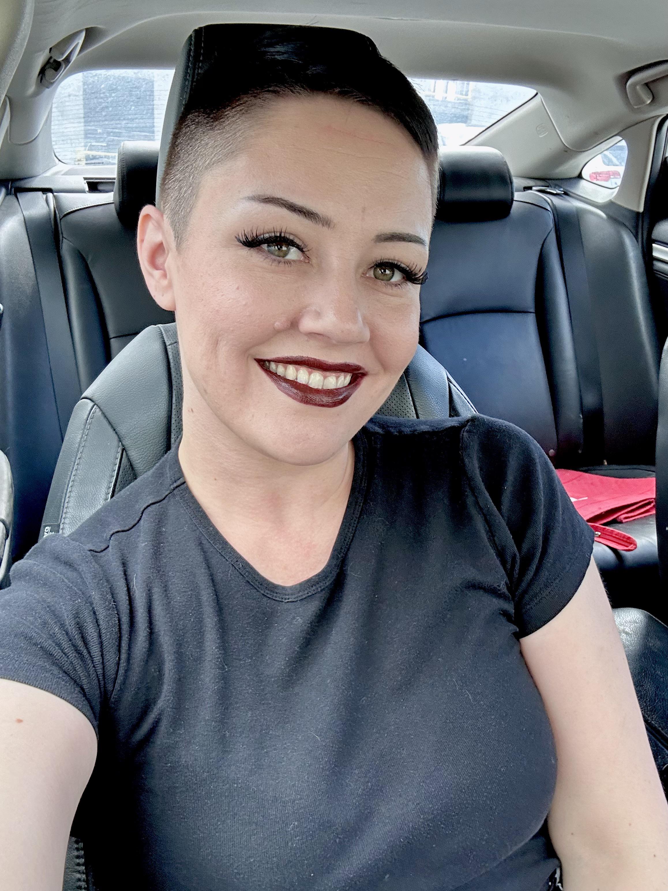 Since some of you apparently were soooo upset by my messy cut…it was a