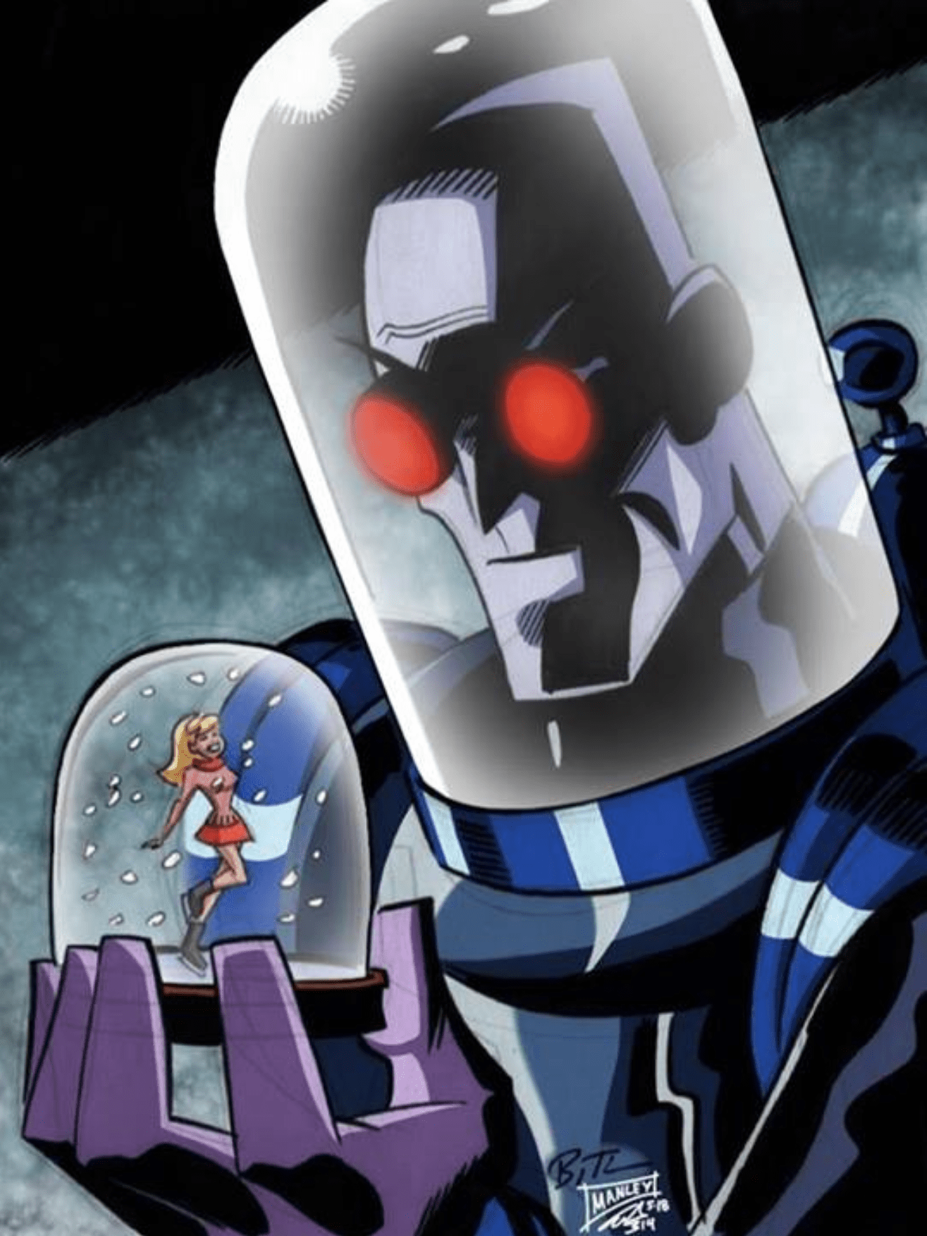 [Artwork] Mr. Freeze by Bruce Timm r/batman