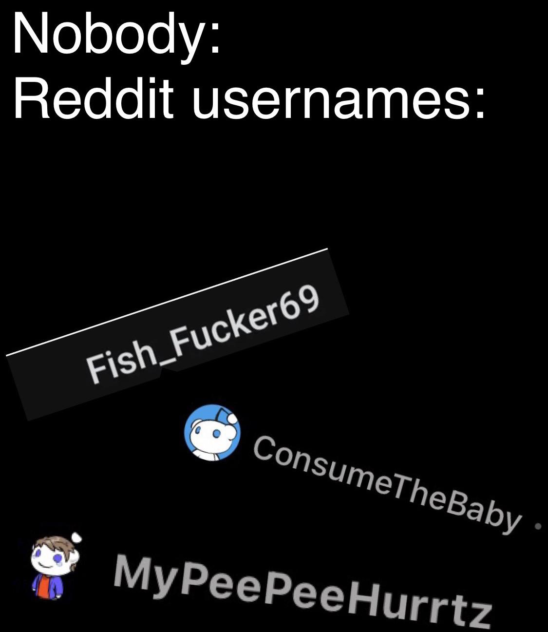 Reddit has the best usernames imo memes