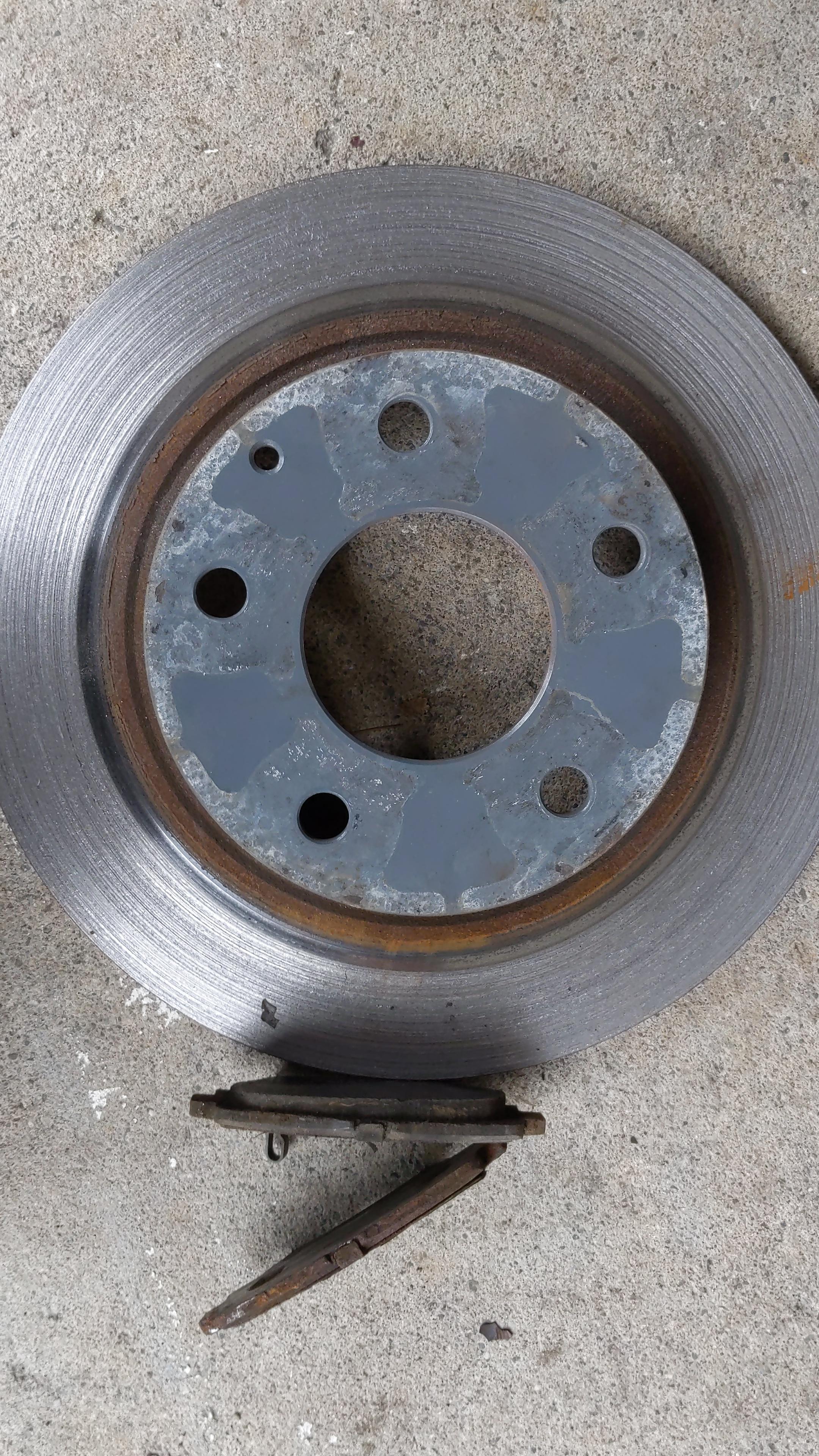 What would cause just the outside brake pad to wear? Guide pins