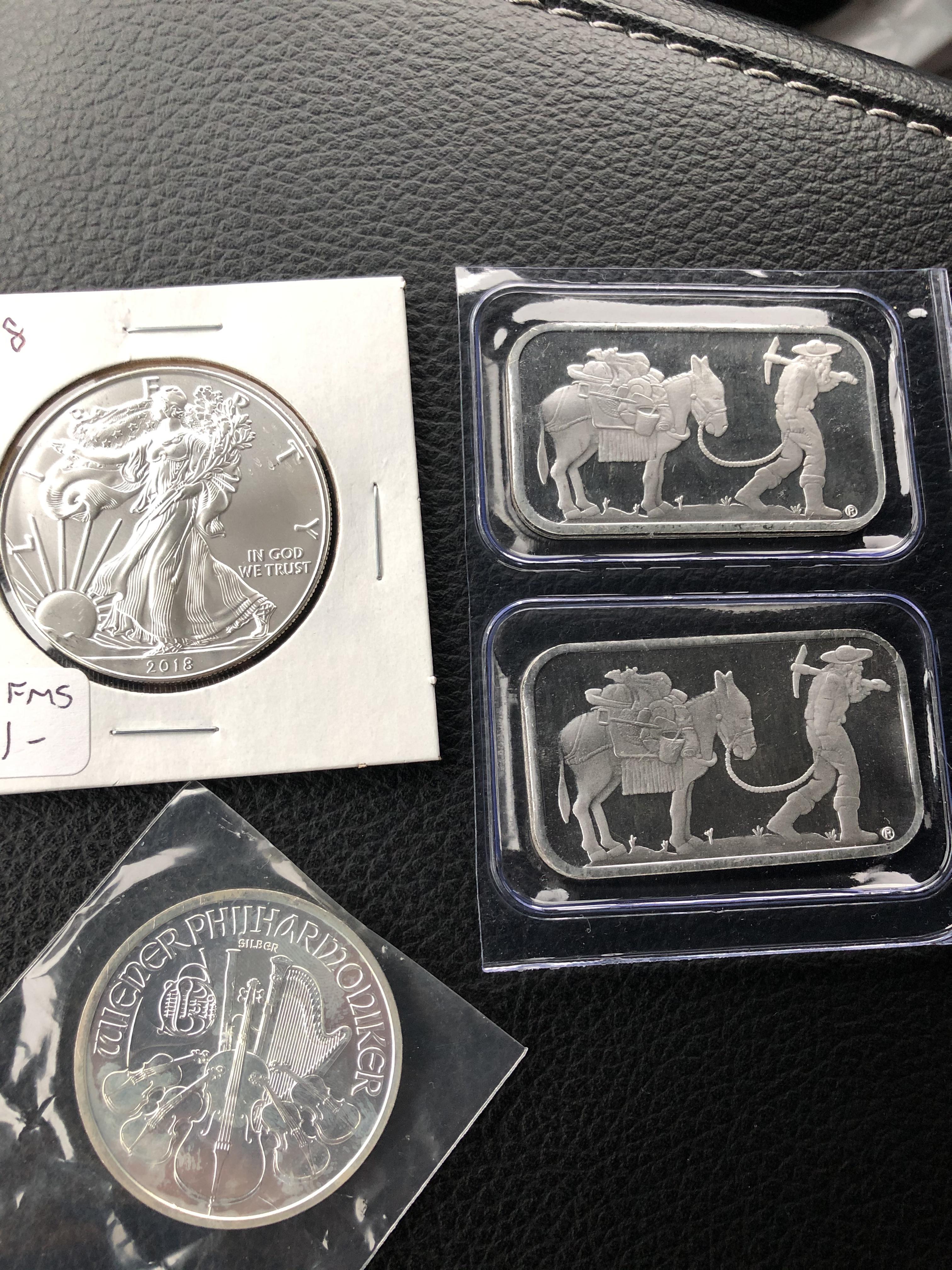 My scores for today. Average of 1.55 over spot. r/Silverbugs