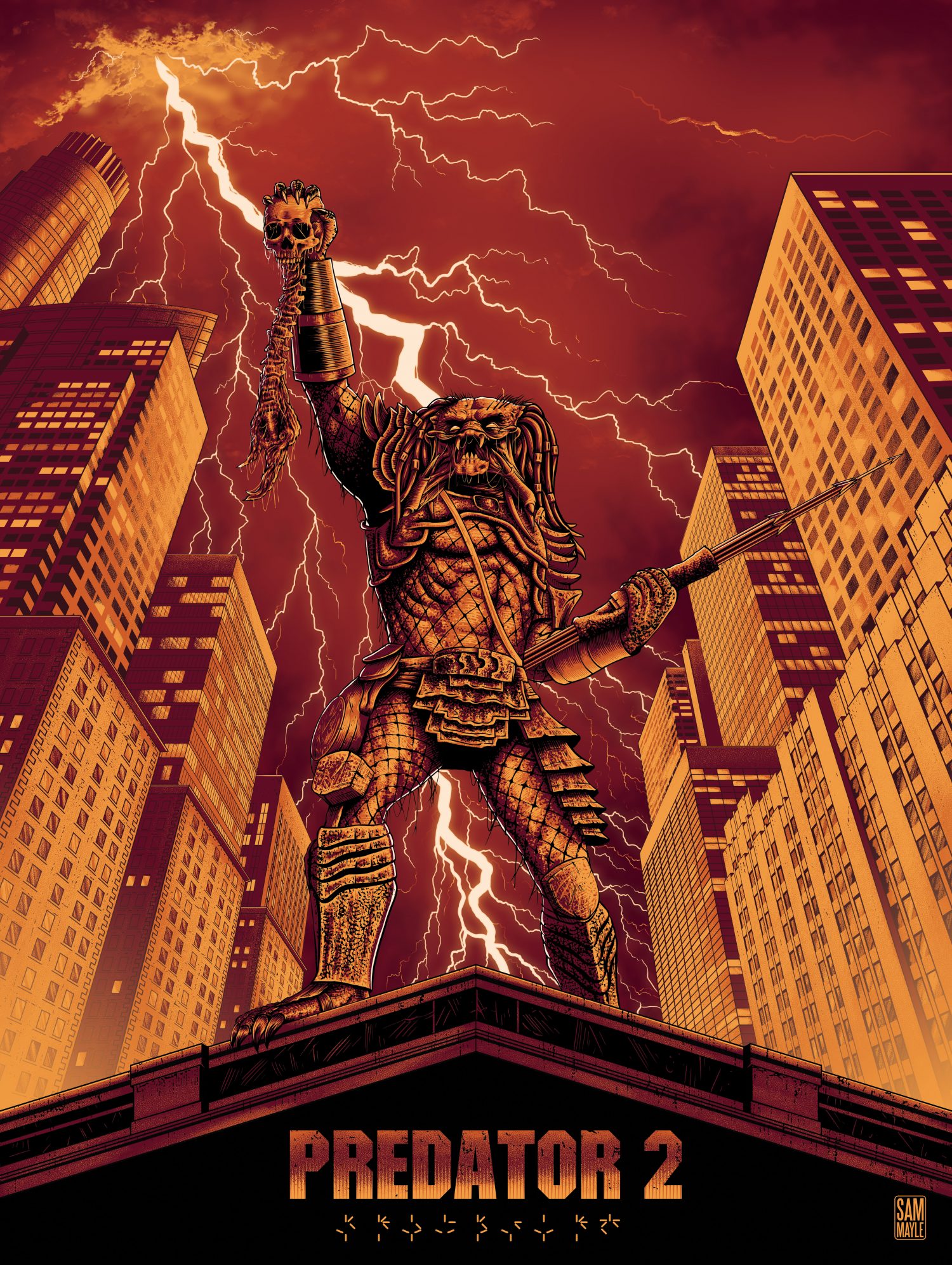 Predator 2 (1990) [1500 × 1994] by Sam Mayle : r/MoviePosterPorn