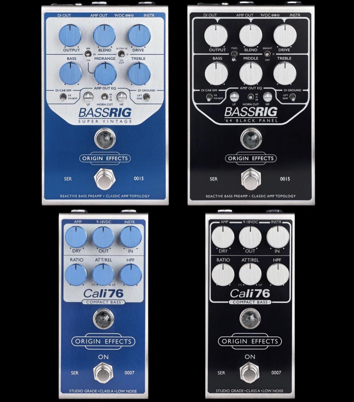 Origin releases two bass ampinabox pedals based on vintage Ampeg SVT