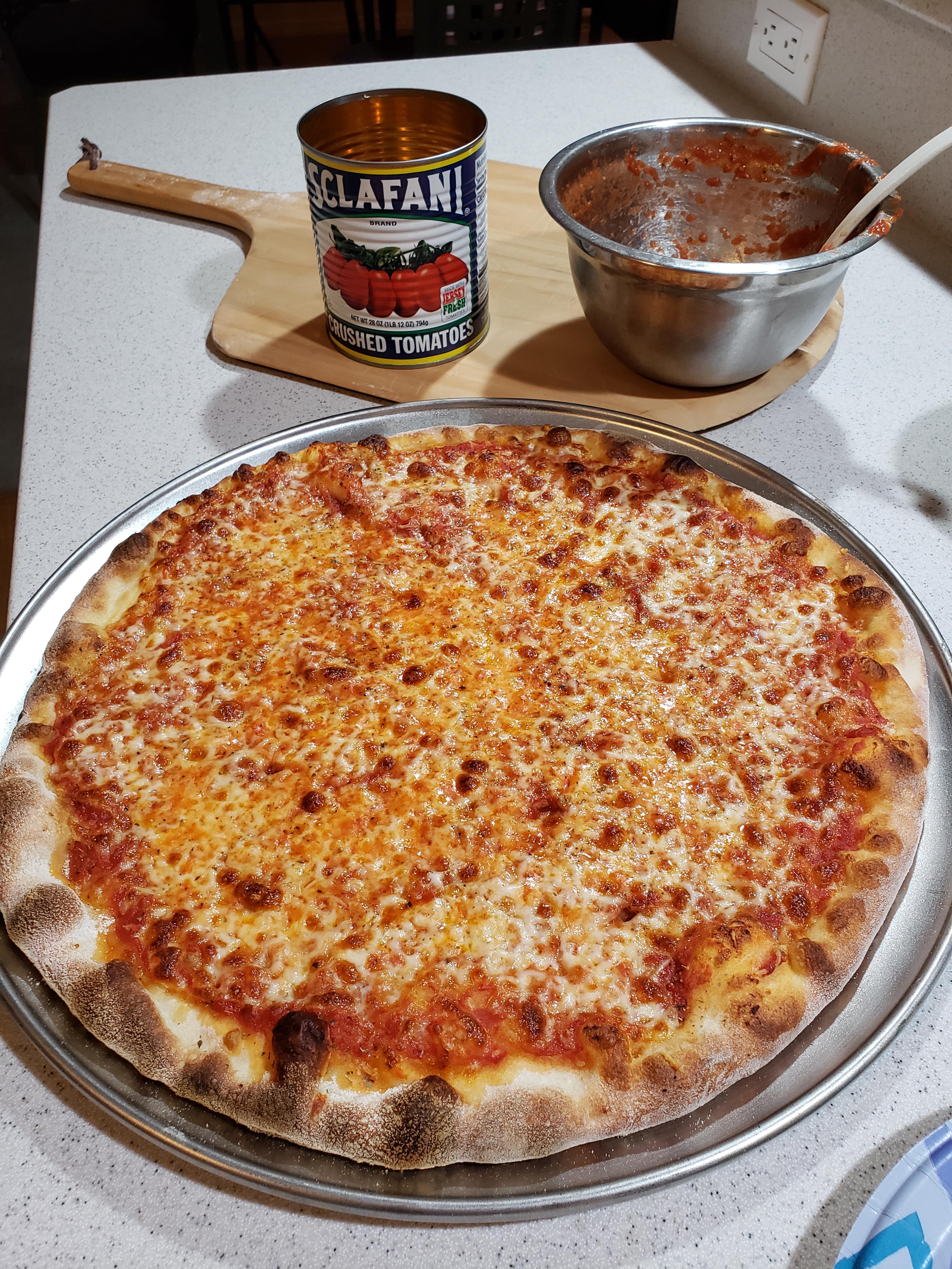 [Homemade] New York Style Cheese Pizza r/food