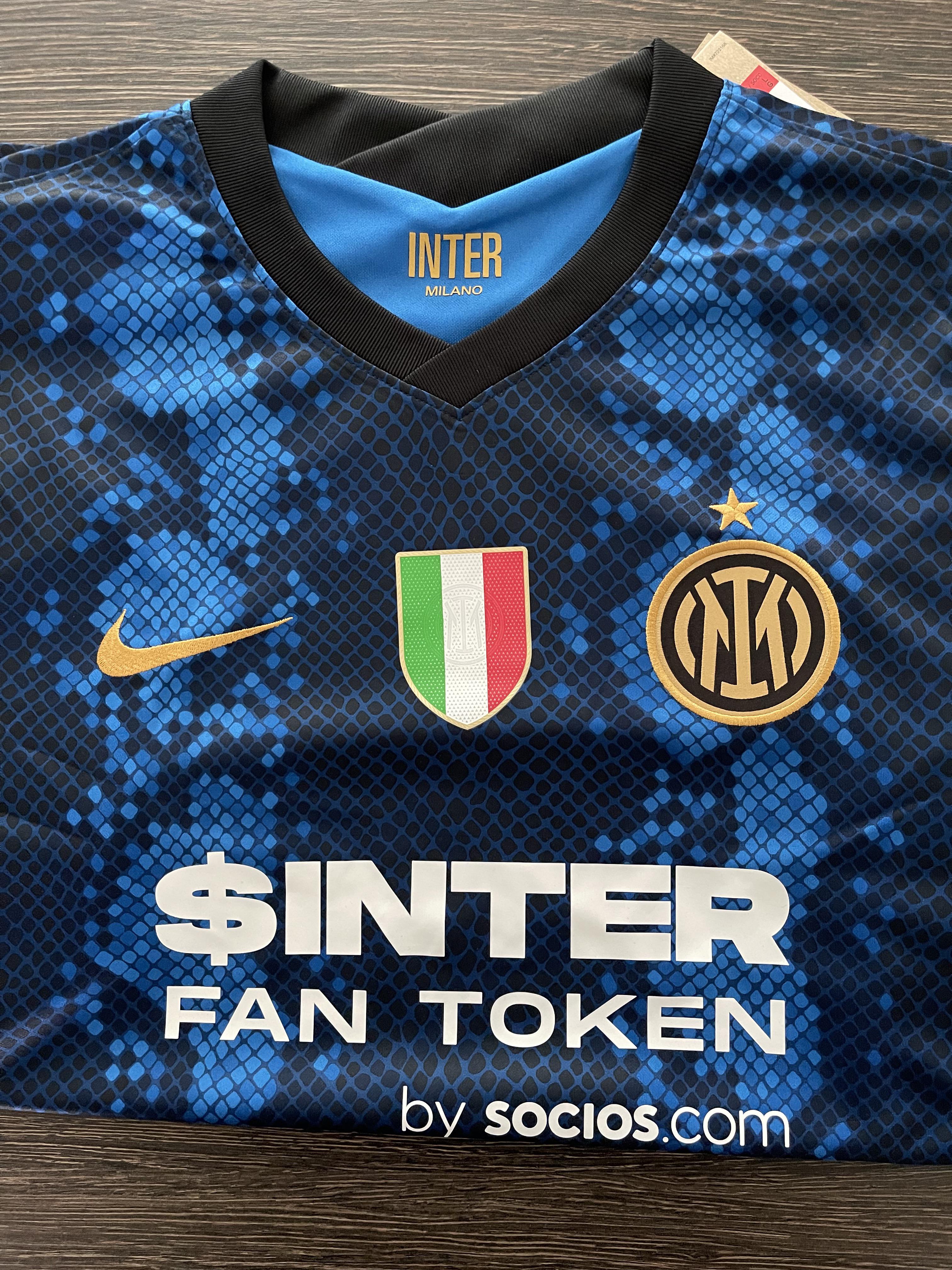 Inter Milan Home Kit Player Edition Season 20212022 Short Sleeves