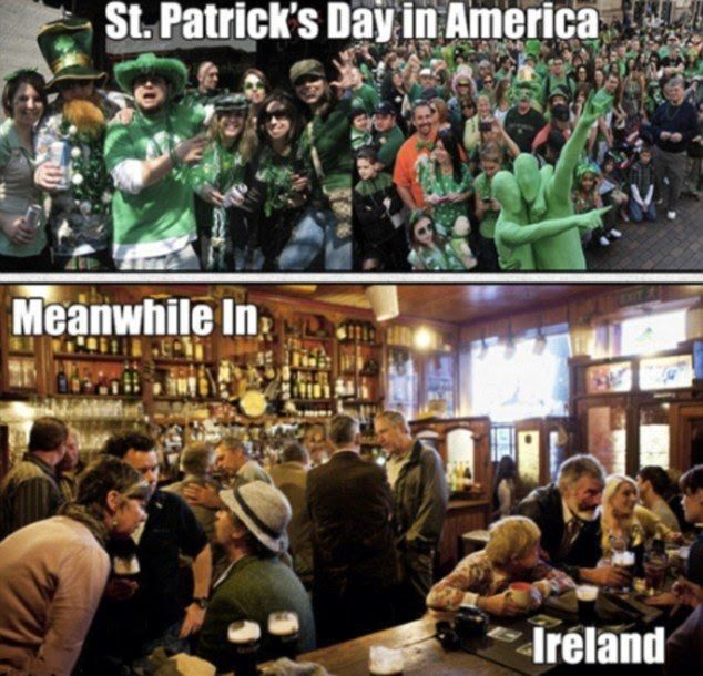 I'm probably the only Irish man not drinking today memes