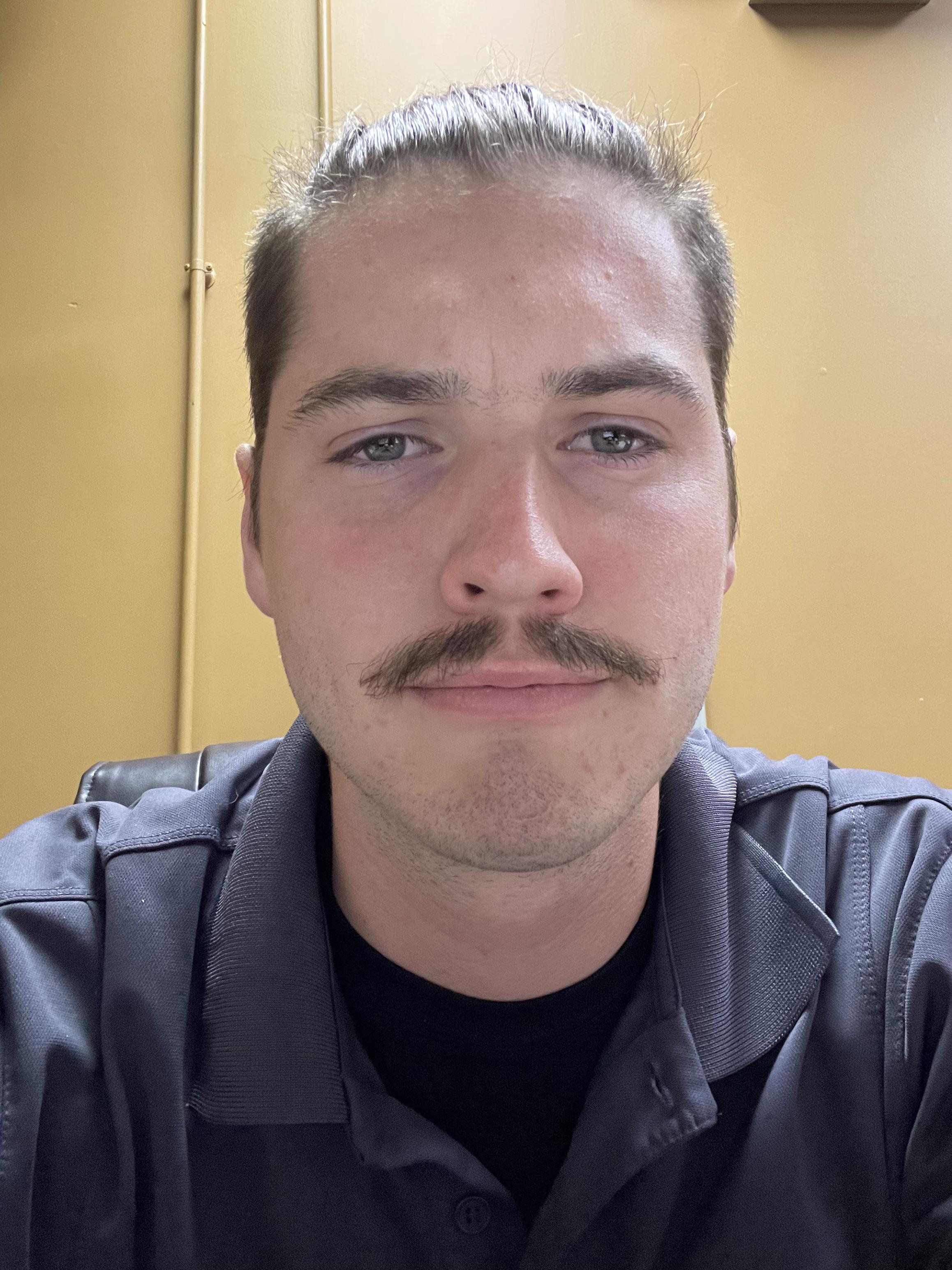First time shaving, had to have a mustache for Top Gun. r/Moustache
