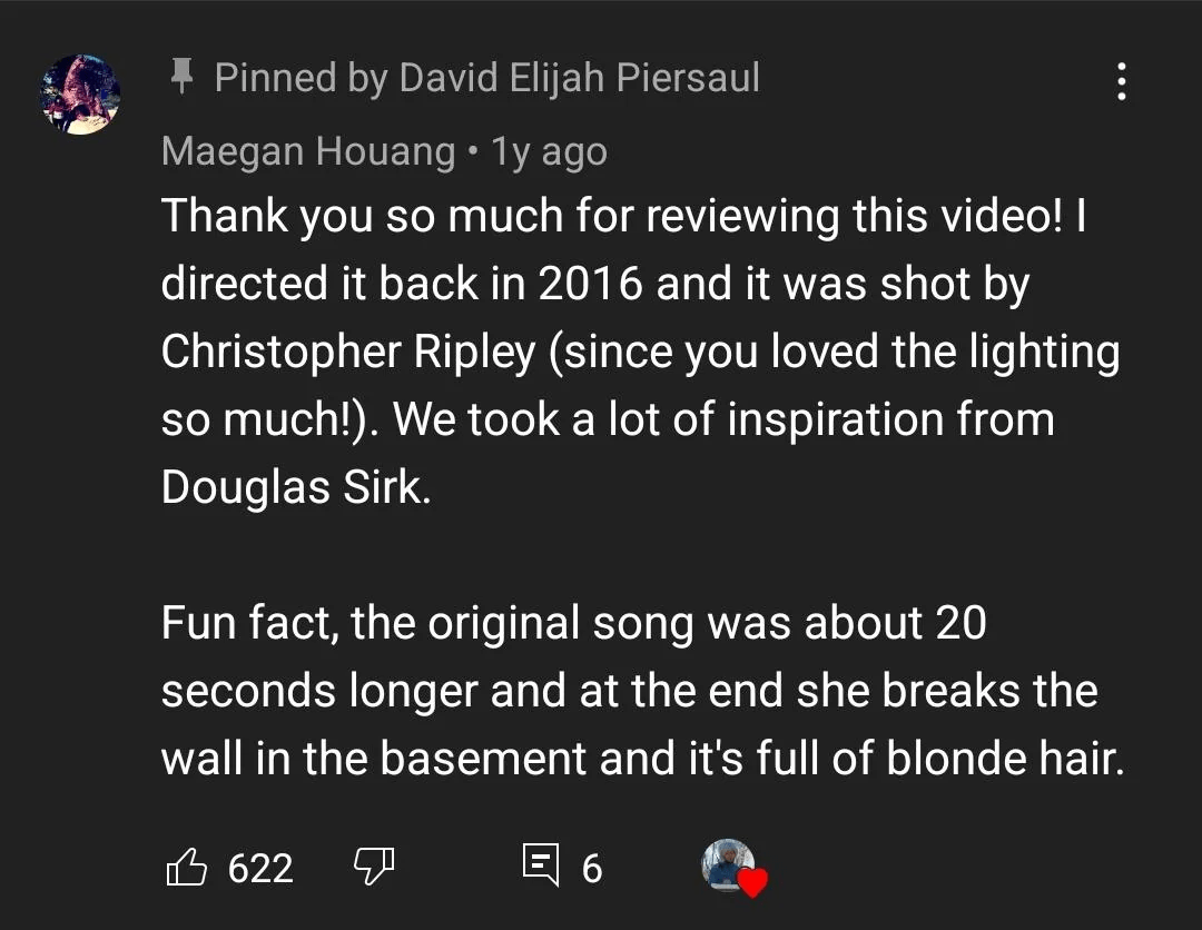 Has anyone ever found the deleted scene from the Happy MV? r/mitski