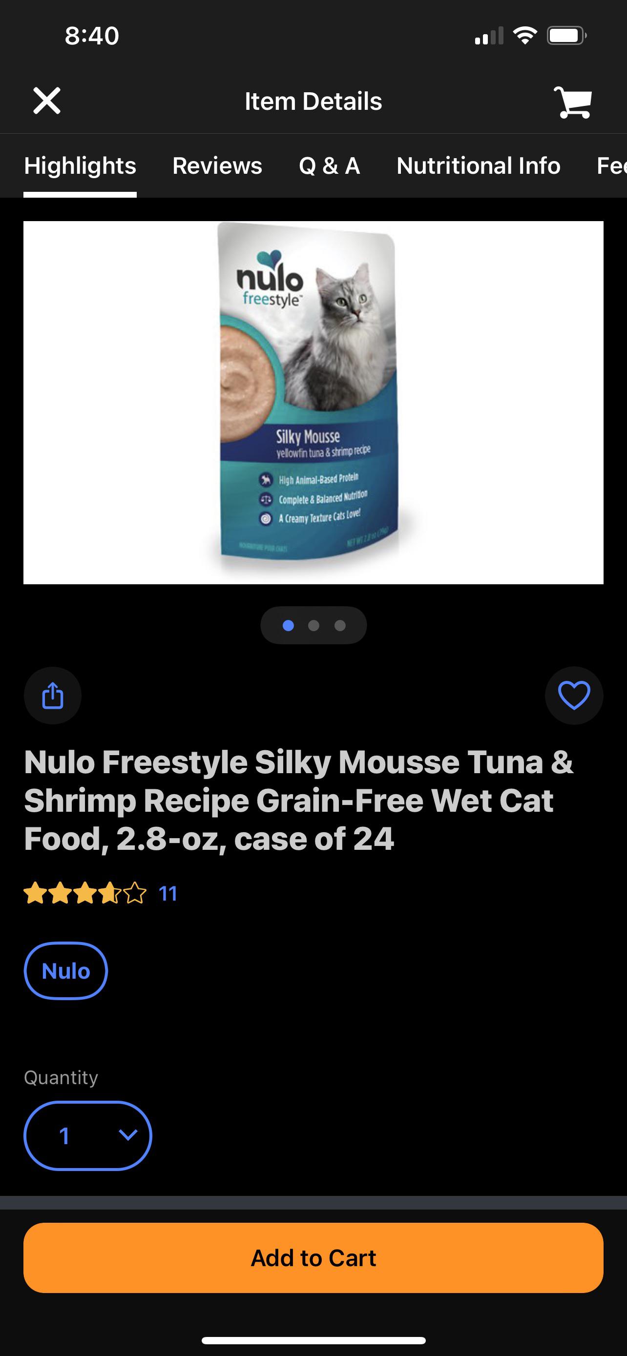 Is nulo wet cat food any good? r/cats