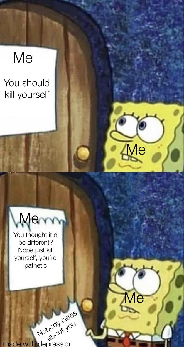 I don’t why I’m still alive tbh depression_memes
